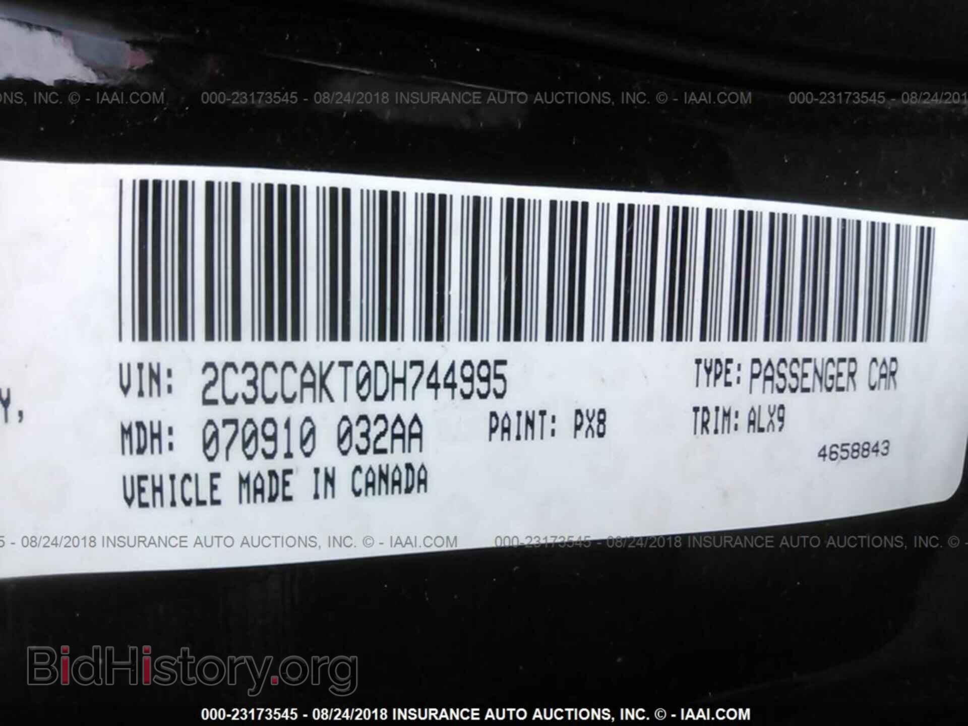 2013 Chrysler 300c - VIN: 2C3CCAKT0DH744995 - Фото 9