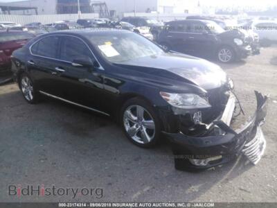 2012 Lexus LS, черный — VIN JTHBL5EF8C5111010, IAAI