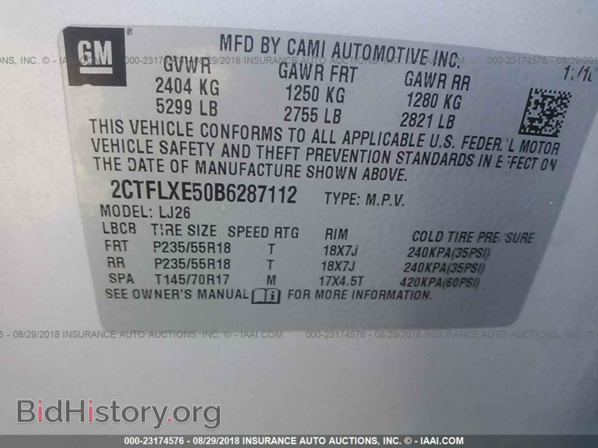 2011 Gmc Terrain - VIN: 2CTFLXE50B6287112 - Photo 9