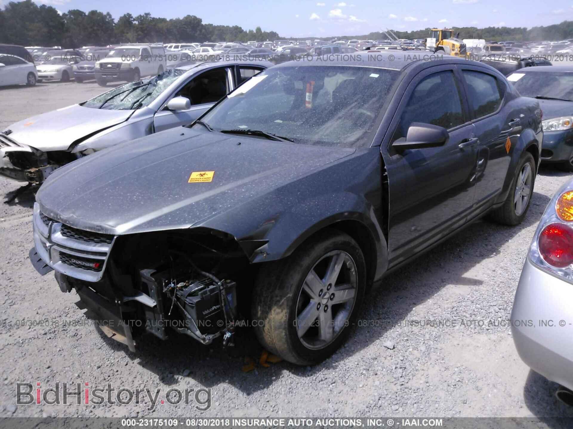 2013 Dodge Avenger - VIN: 1C3CDZAB3DN741584 - Фото 2