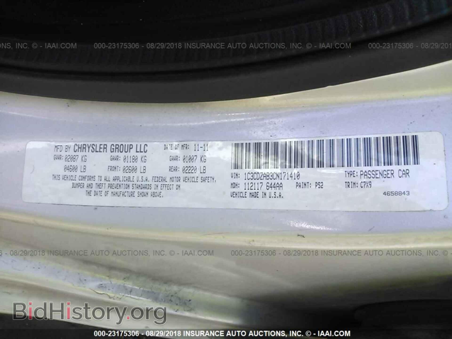 2012 Dodge Avenger - VIN: 1C3CDZAB3CN171410 - Photo 9