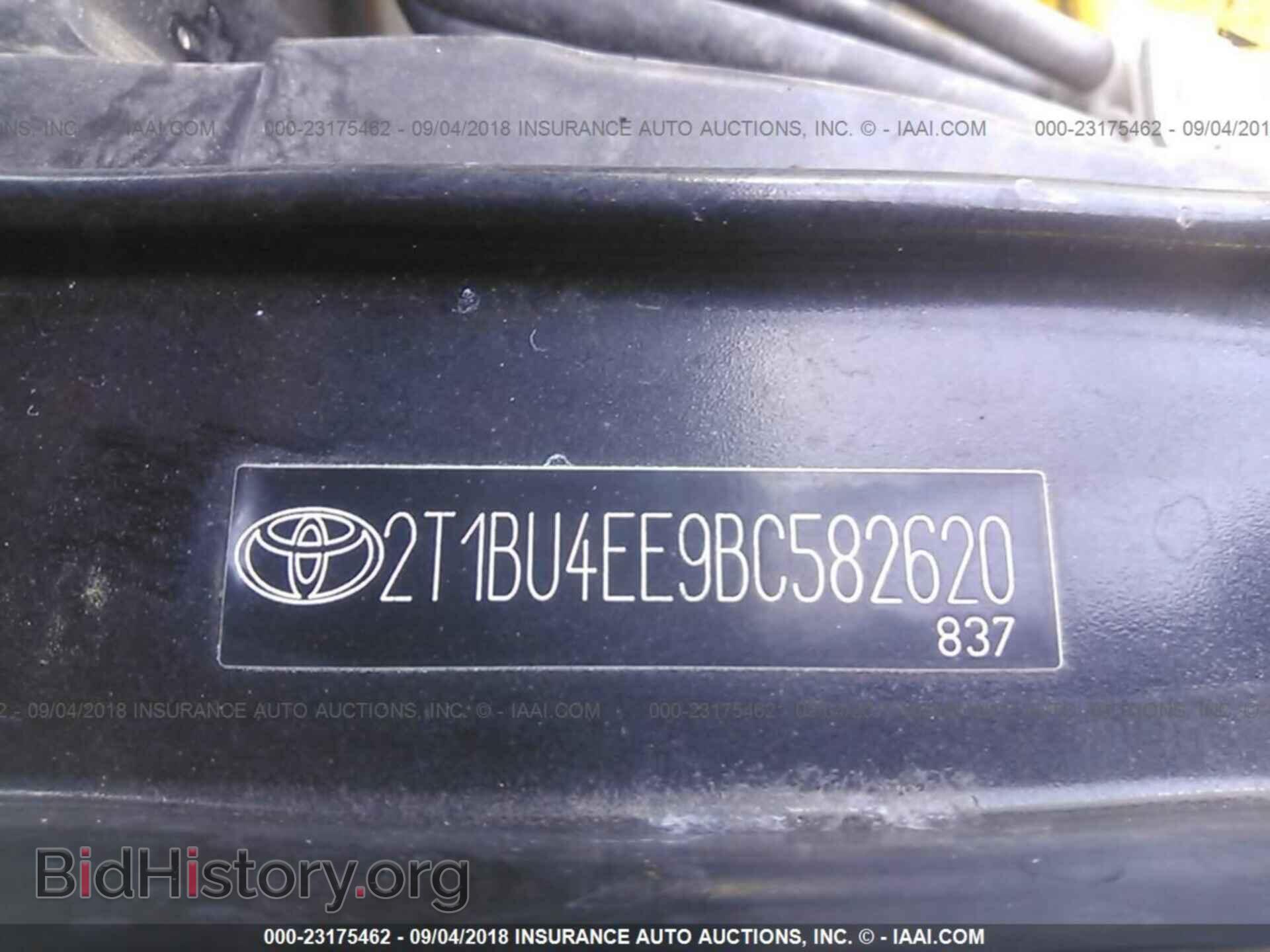 2011 Toyota Corolla - VIN: 2T1BU4EE9BC582620 - Фото 9