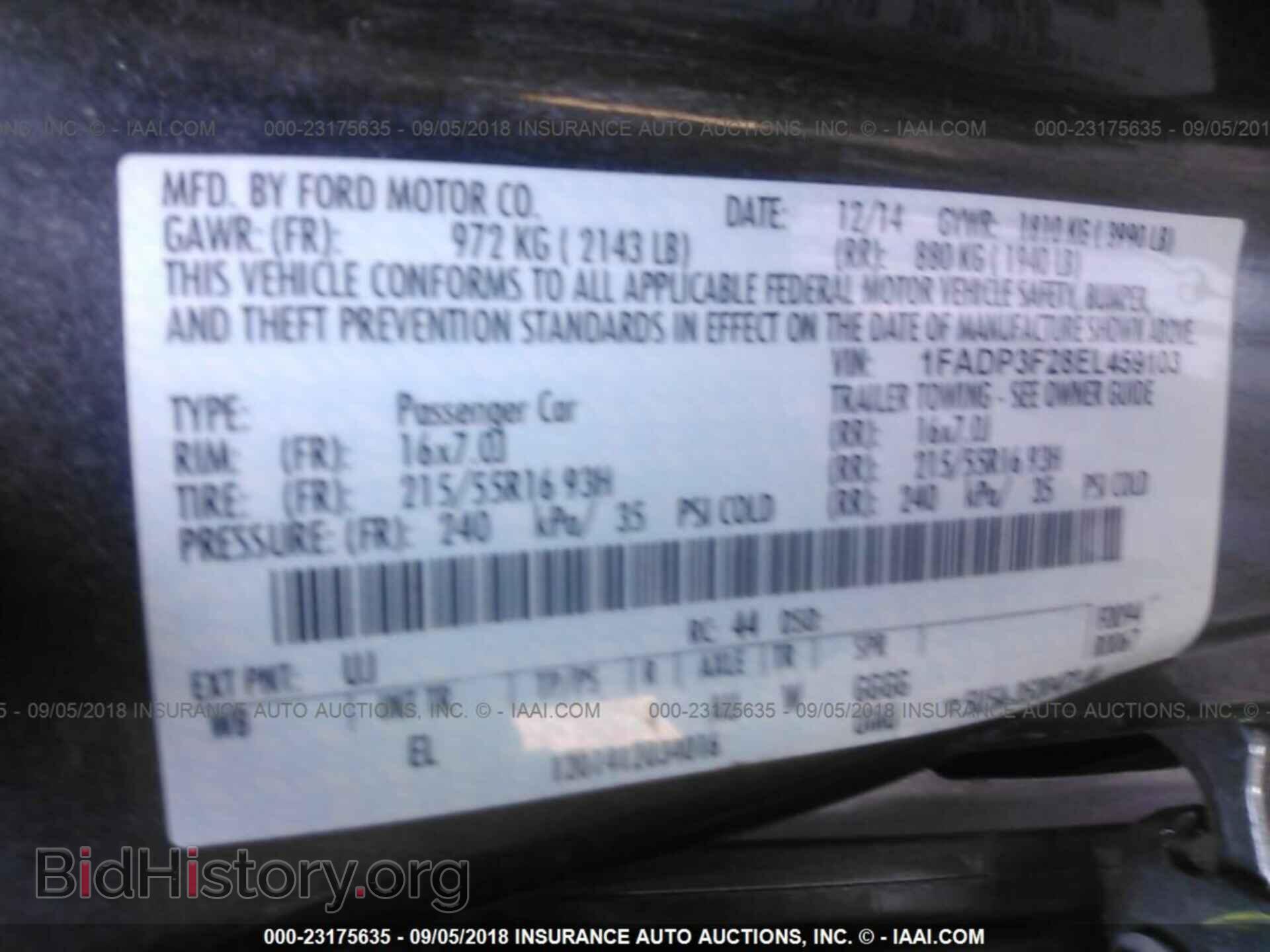 2014 Ford Focus - VIN: 1FADP3F28EL459103 - Photo 9