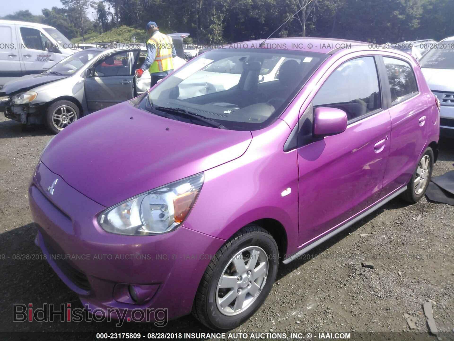 2014 Mitsubishi Mirage - VIN: ML32A4HJ4EH008978 - Фото 2