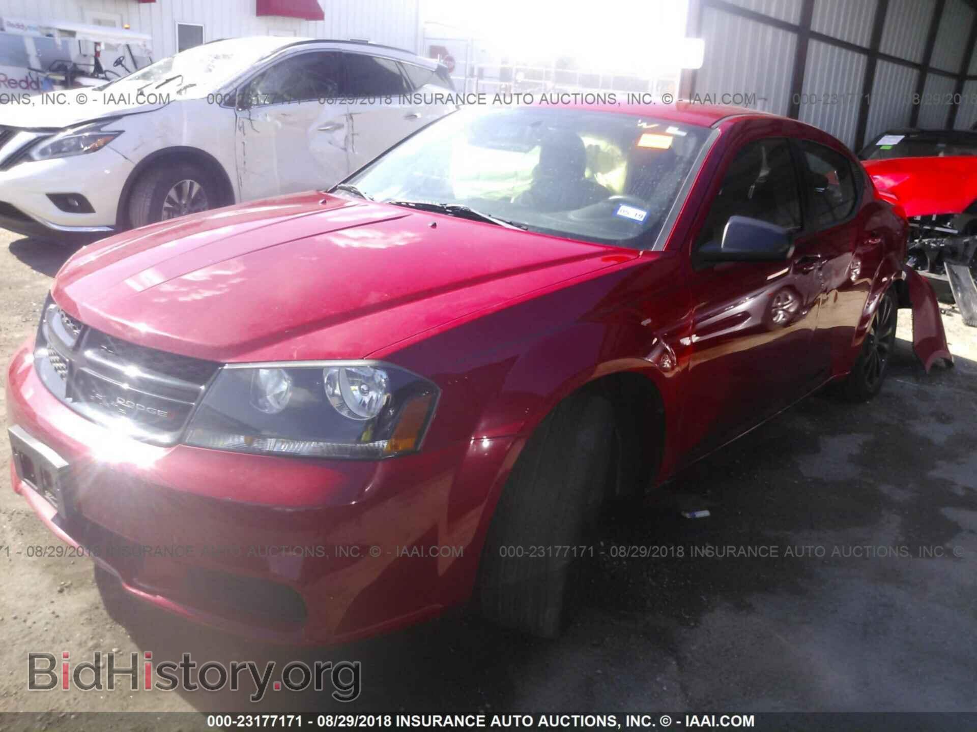 2014 Dodge Avenger - VIN: 1C3CDZAB4EN110537 - Фото 2