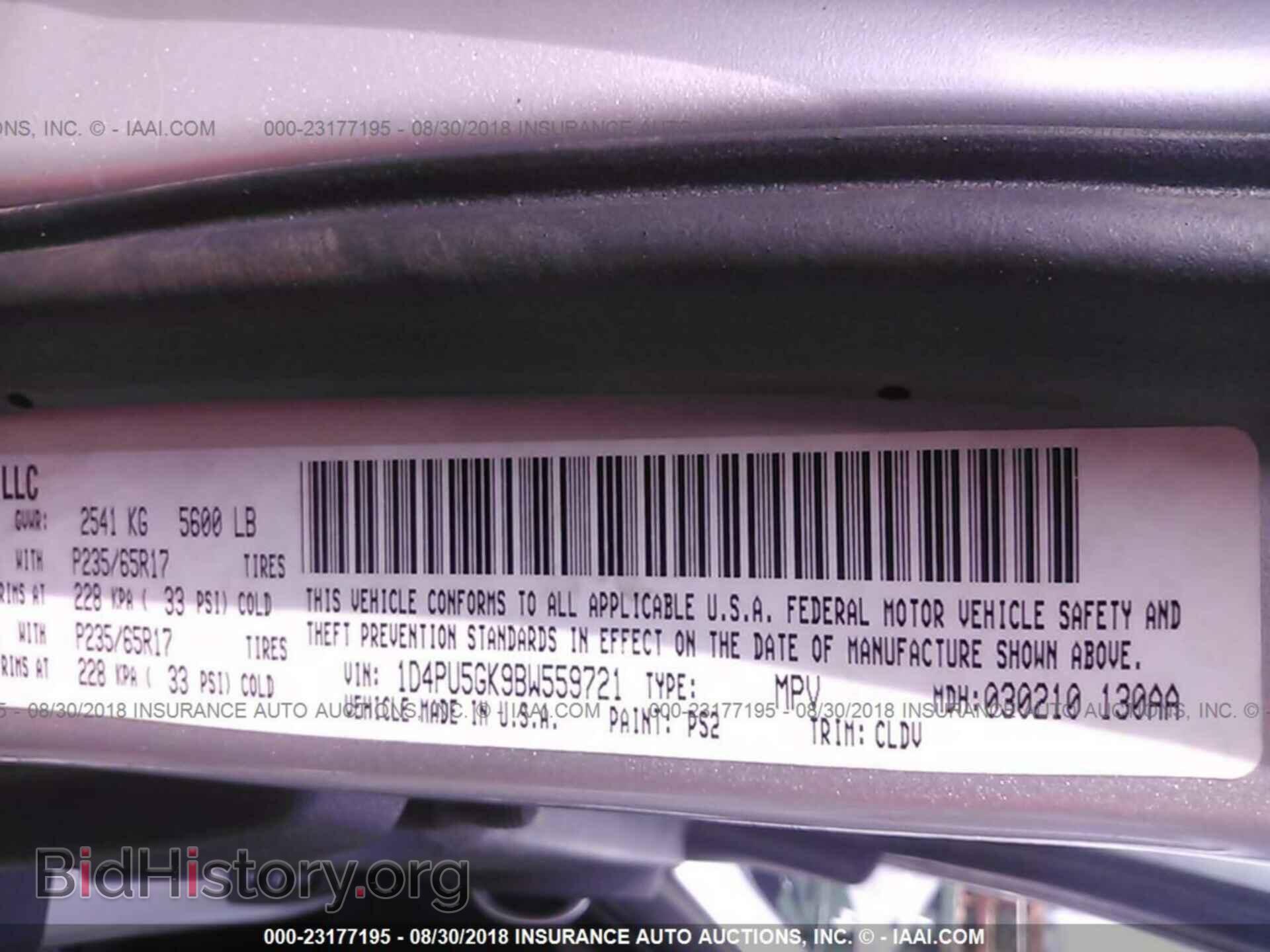 2011 DODGE NITRO - VIN: 1D4PU5GK9BW559721 - Photo 9