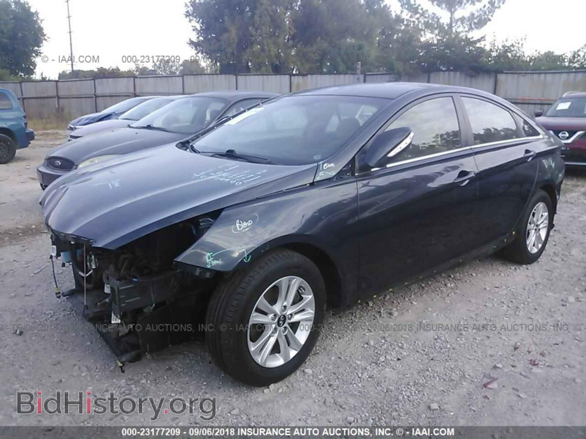 2014 HYUNDAI SONATA - VIN: 5NPEB4AC0EH896844 - Фото 2