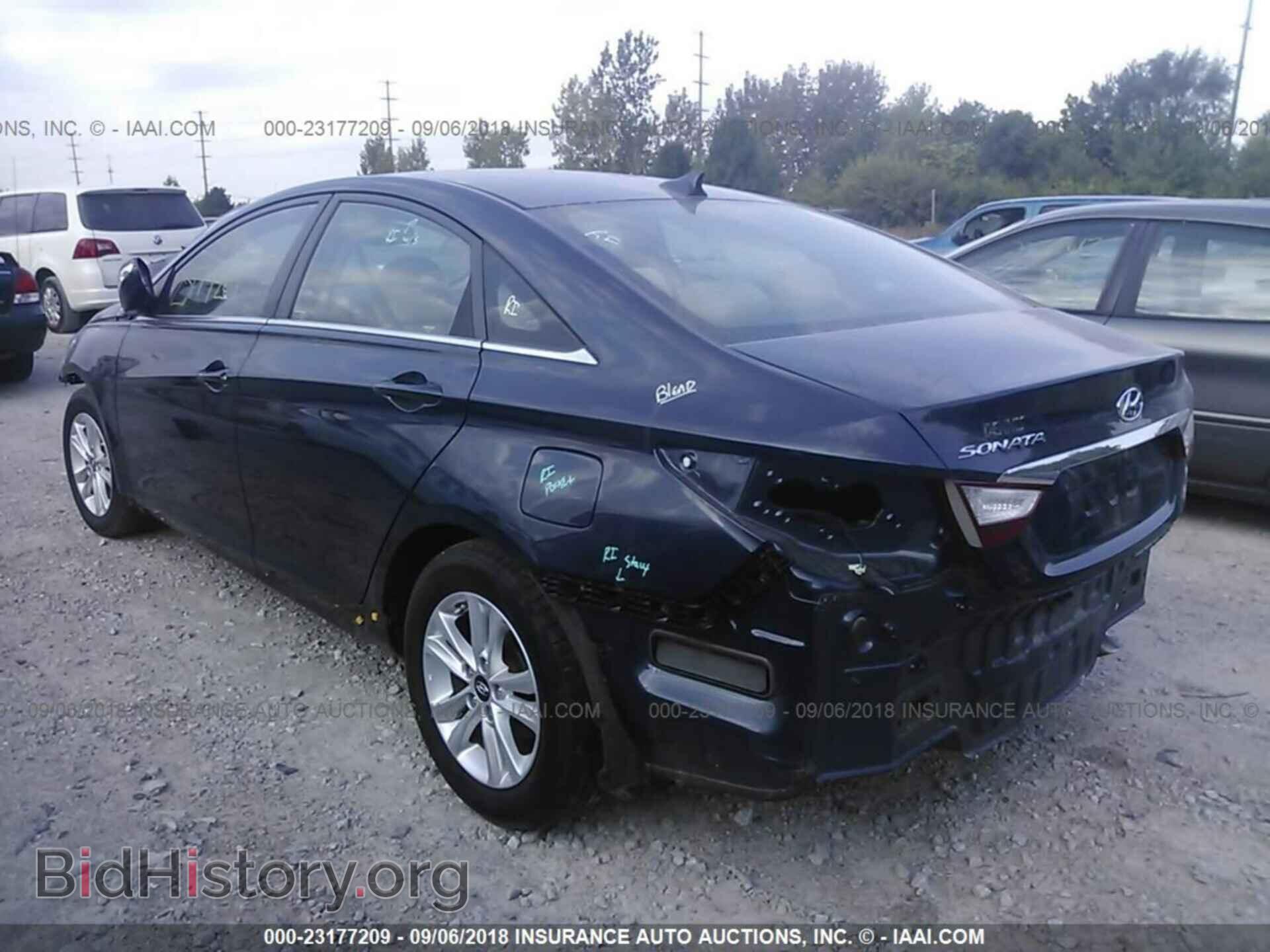 2014 HYUNDAI SONATA - VIN: 5NPEB4AC0EH896844 - Фото 3