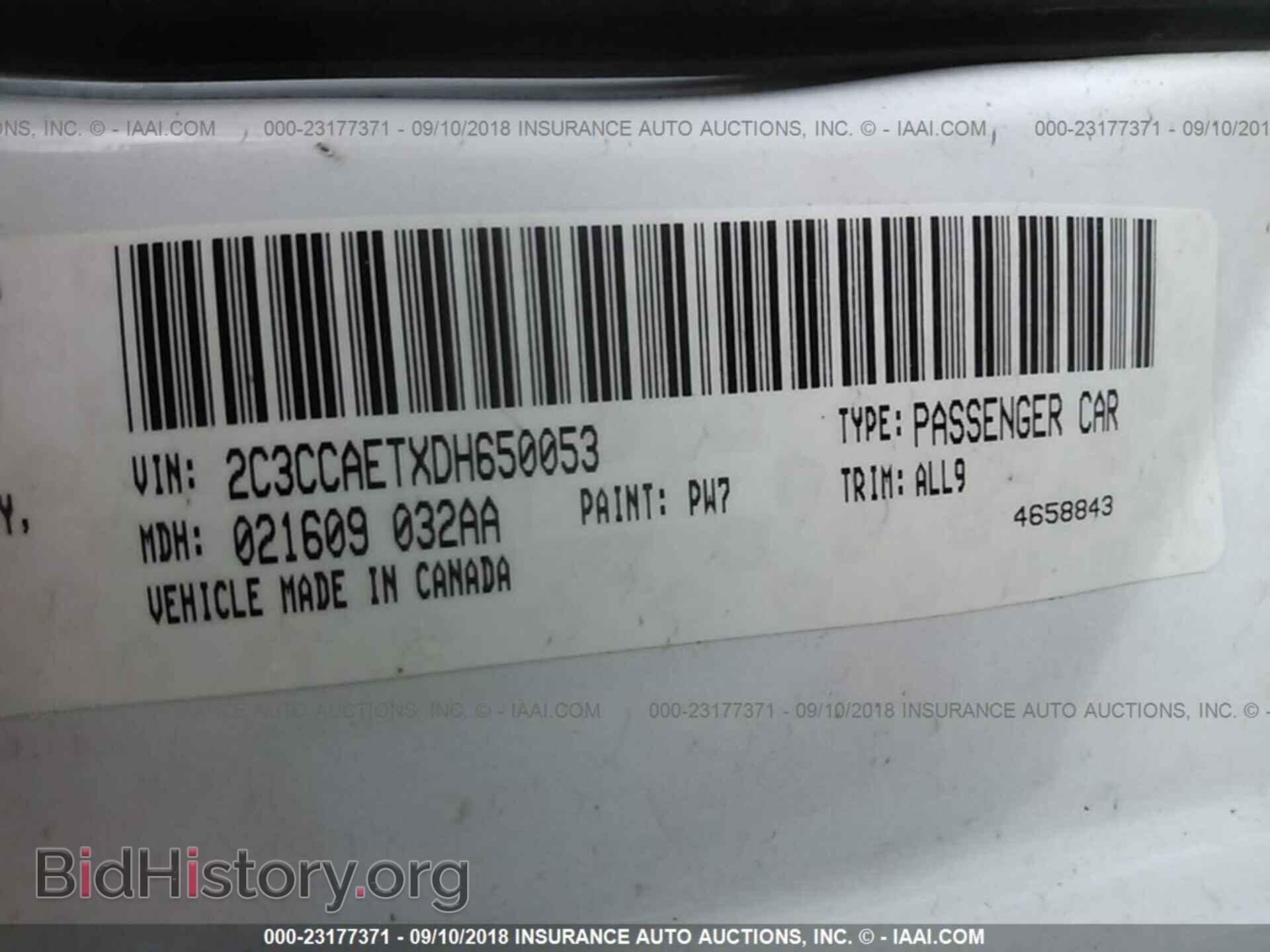 2013 Chrysler 300c - VIN: 2C3CCAETXDH650053 - Фото 9