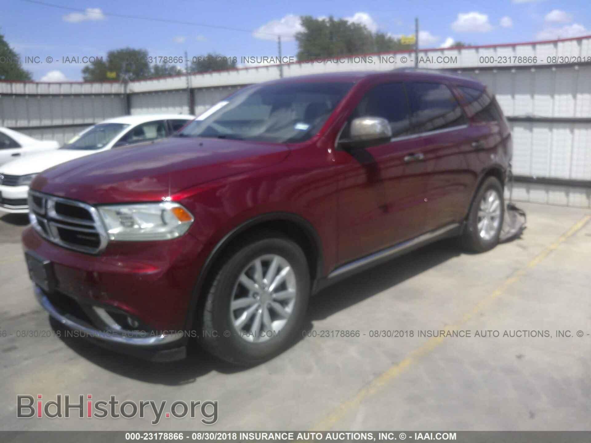 2014 Dodge Durango - VIN: 1C4RDHAG9EC300924 - Фото 2