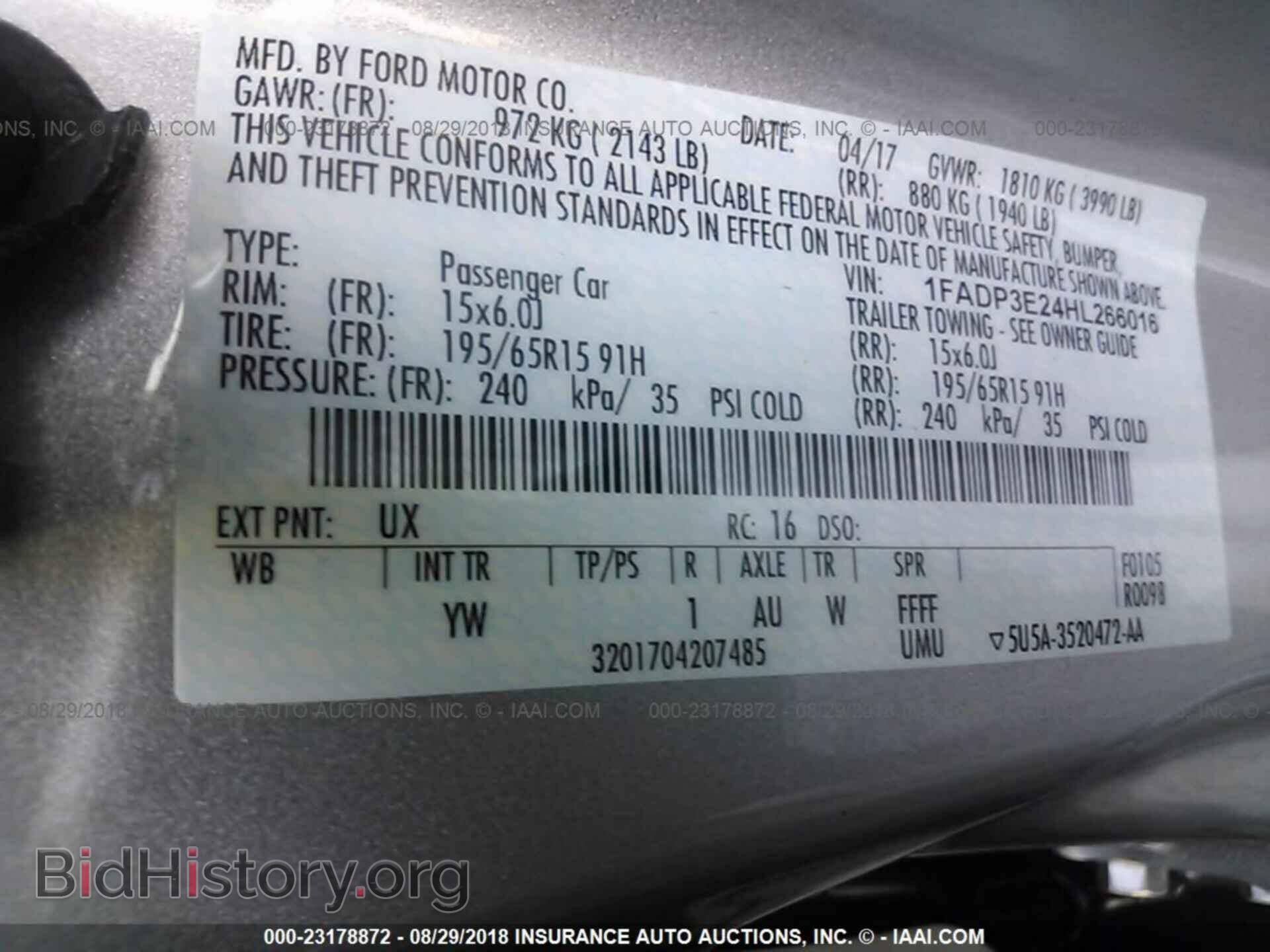 2017 Ford Focus - VIN: 1FADP3E24HL266016 - Photo 9