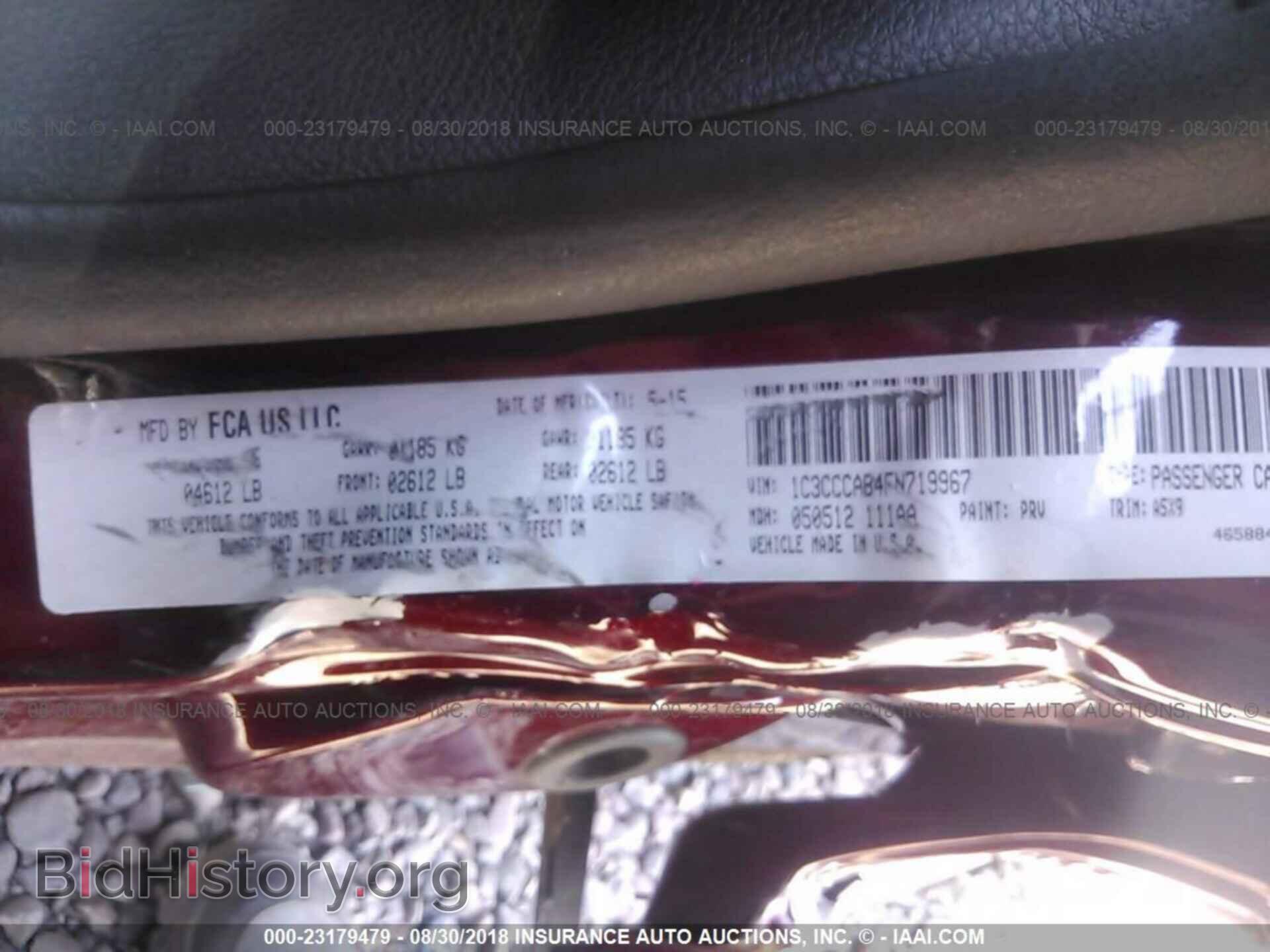 2015 Chrysler 200 - VIN: 1C3CCCAB4FN719967 - Photo 9