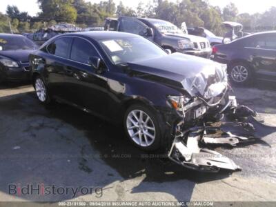 2011 Lexus IS, black — VIN JTHCF5C2XB5045618, IAAI