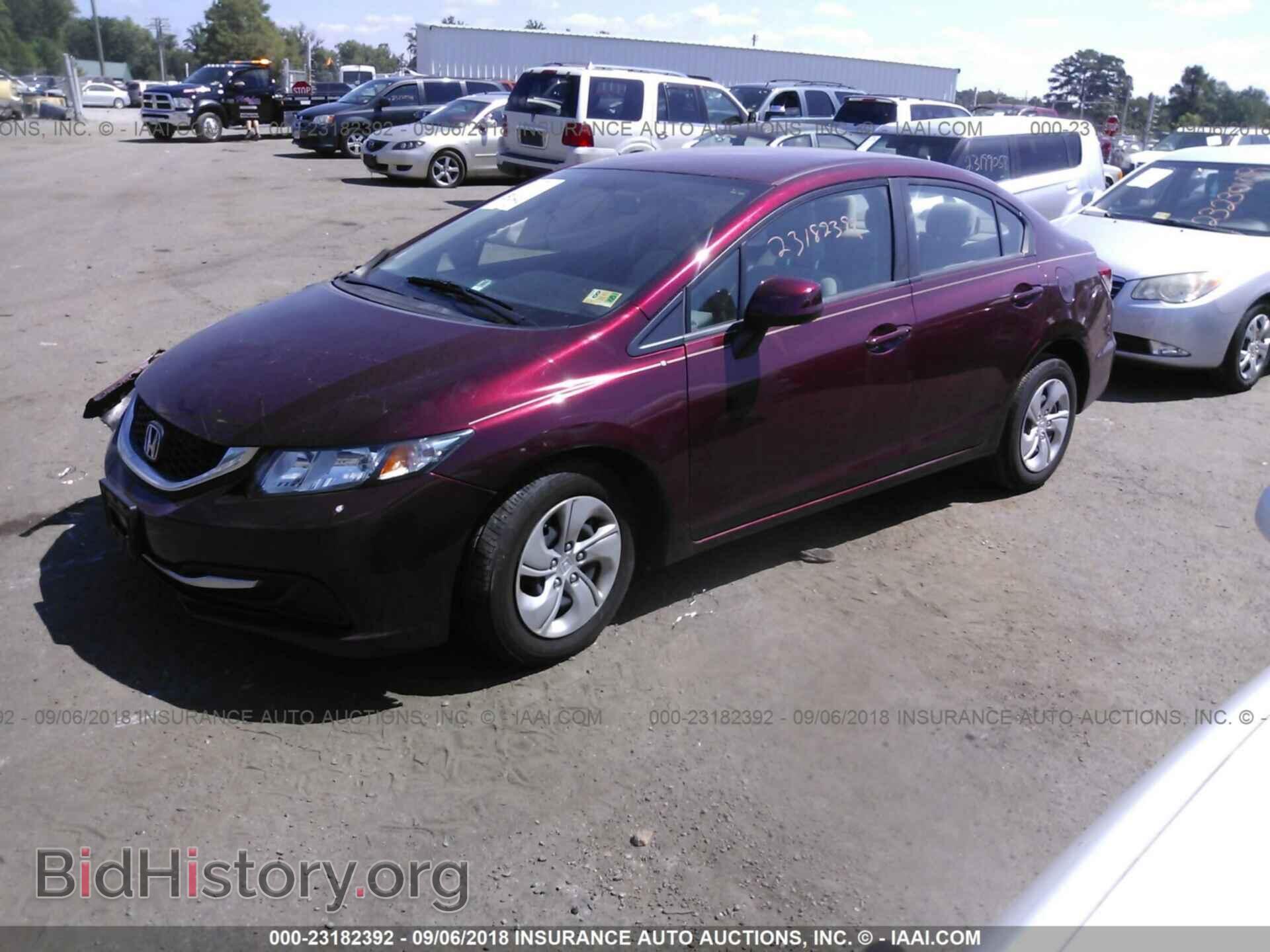 2013 Honda Civic - VIN: 2HGFB2F55DH568511 - Фото 2