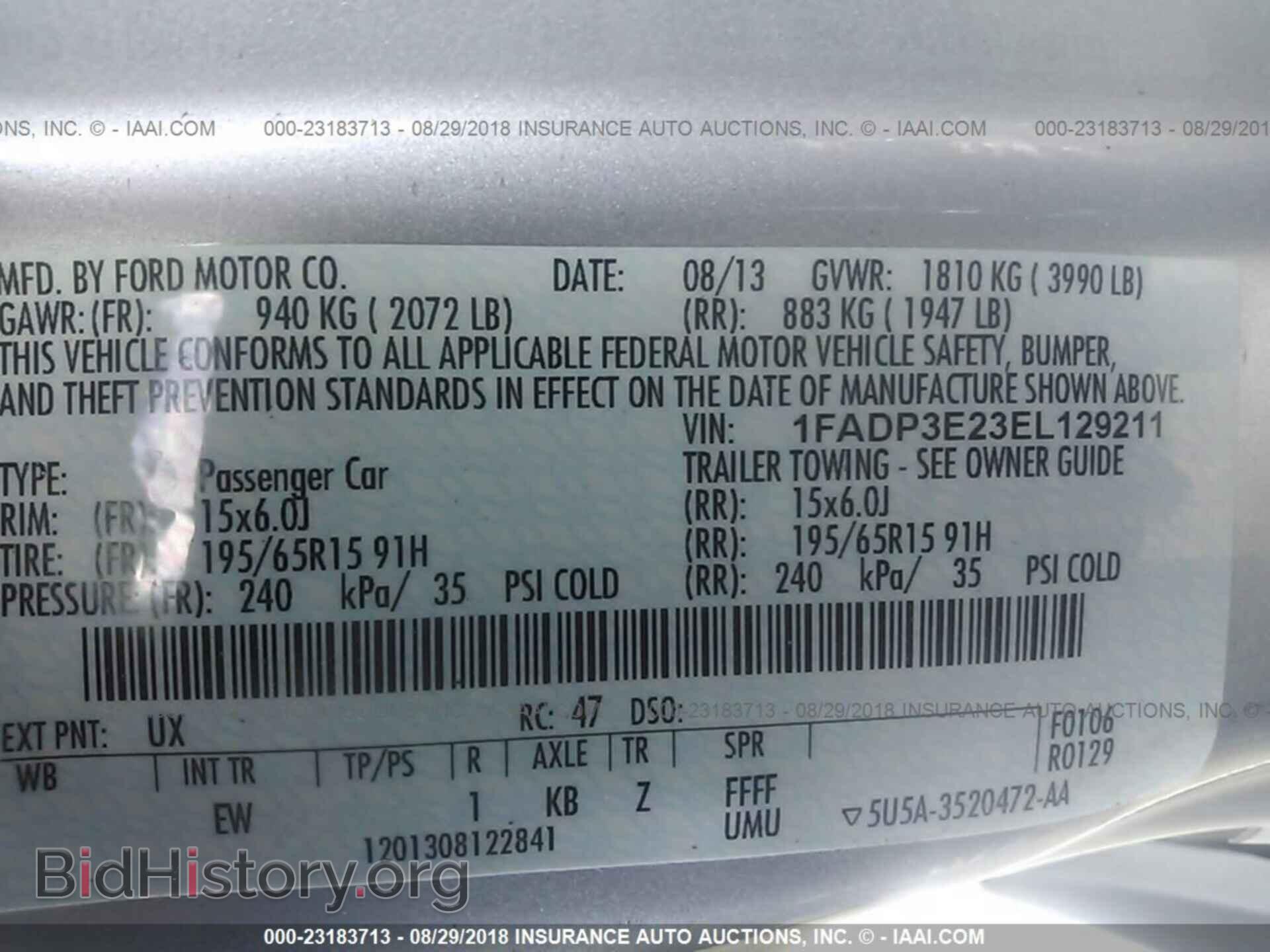 2014 Ford Focus - VIN: 1FADP3E23EL129211 - Фото 9