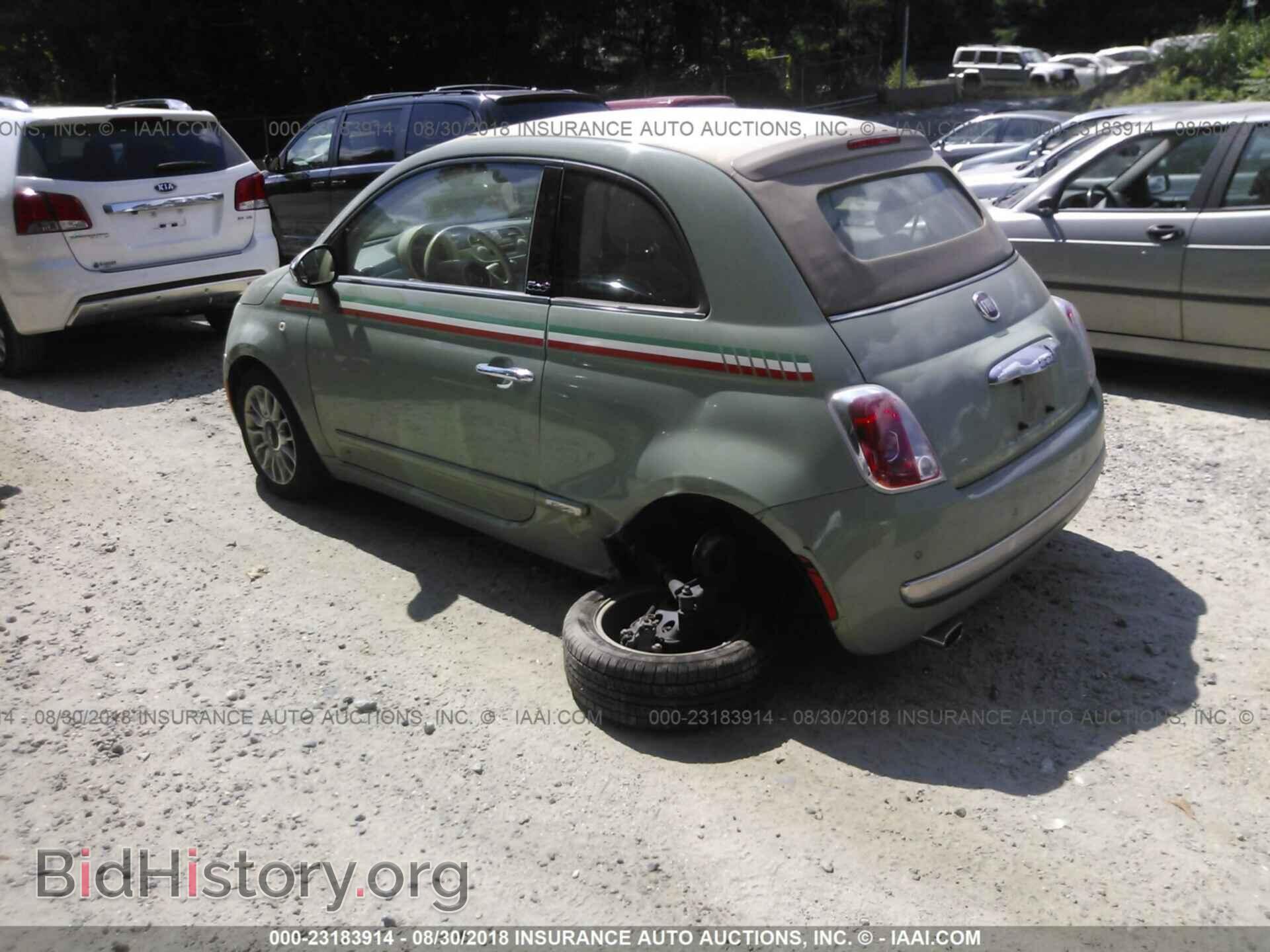 2012 Fiat 500 - VIN: 3C3CFFER2CT310295 - Фото 3