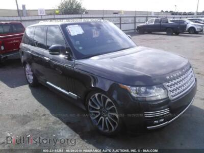 2016 Land Rover RANGE ROVER, black — VIN SALGV2EF7GA284345, IAAI