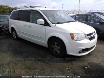 2011 Dodge GRAND CARAVAN, белый — VIN 2D4RN5DG7BR728505, IAAI