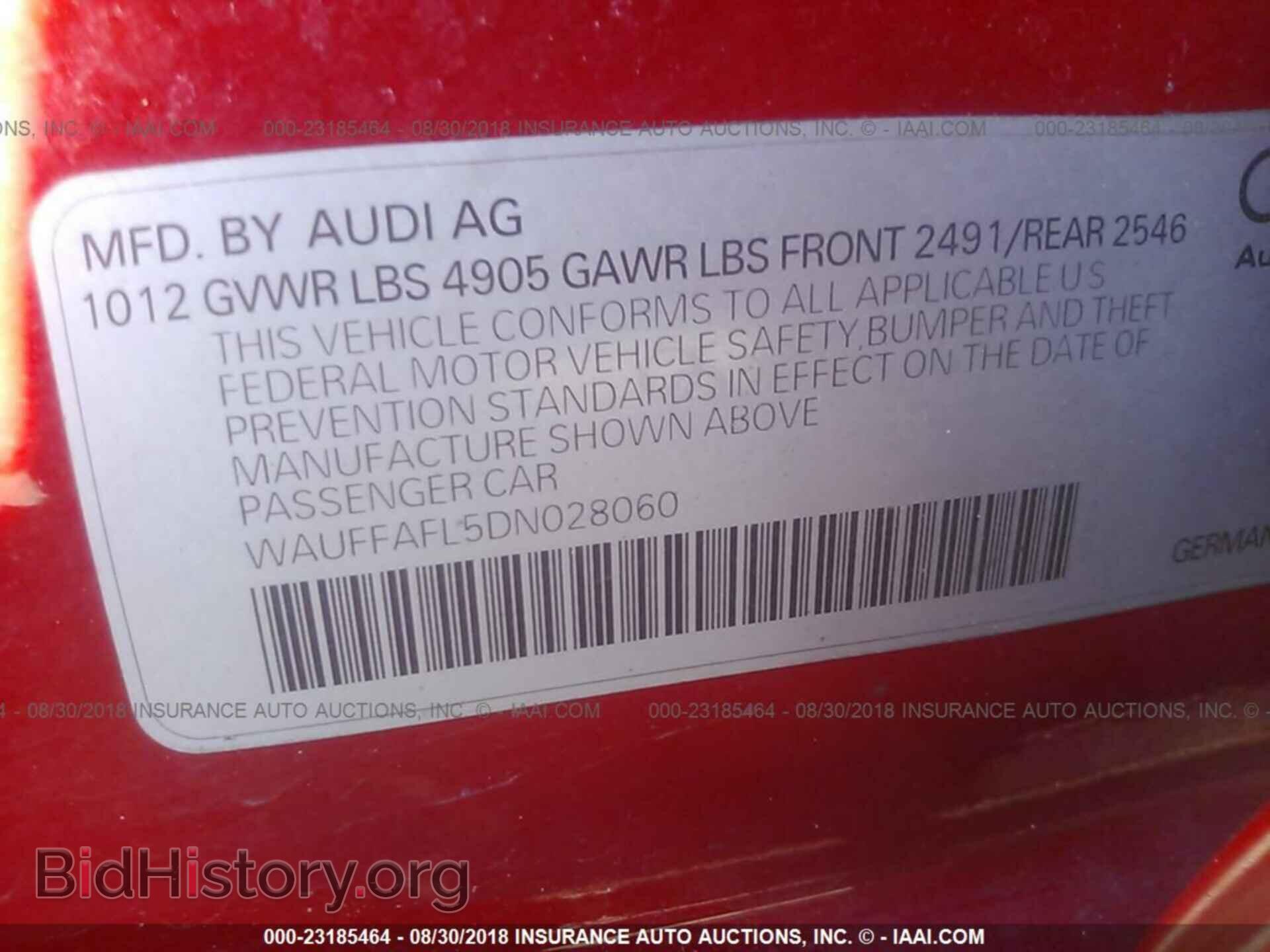 2013 Audi A4 - VIN: WAUFFAFL5DN028060 - Photo 9