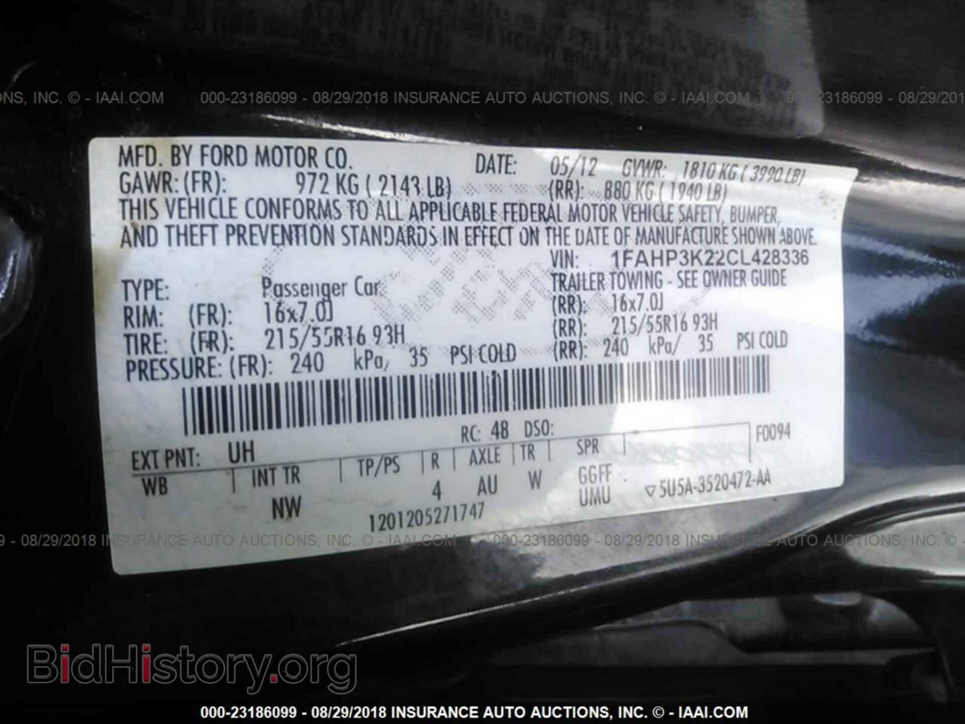 2012 Ford Focus - VIN: 1FAHP3K22CL428336 - Photo 9