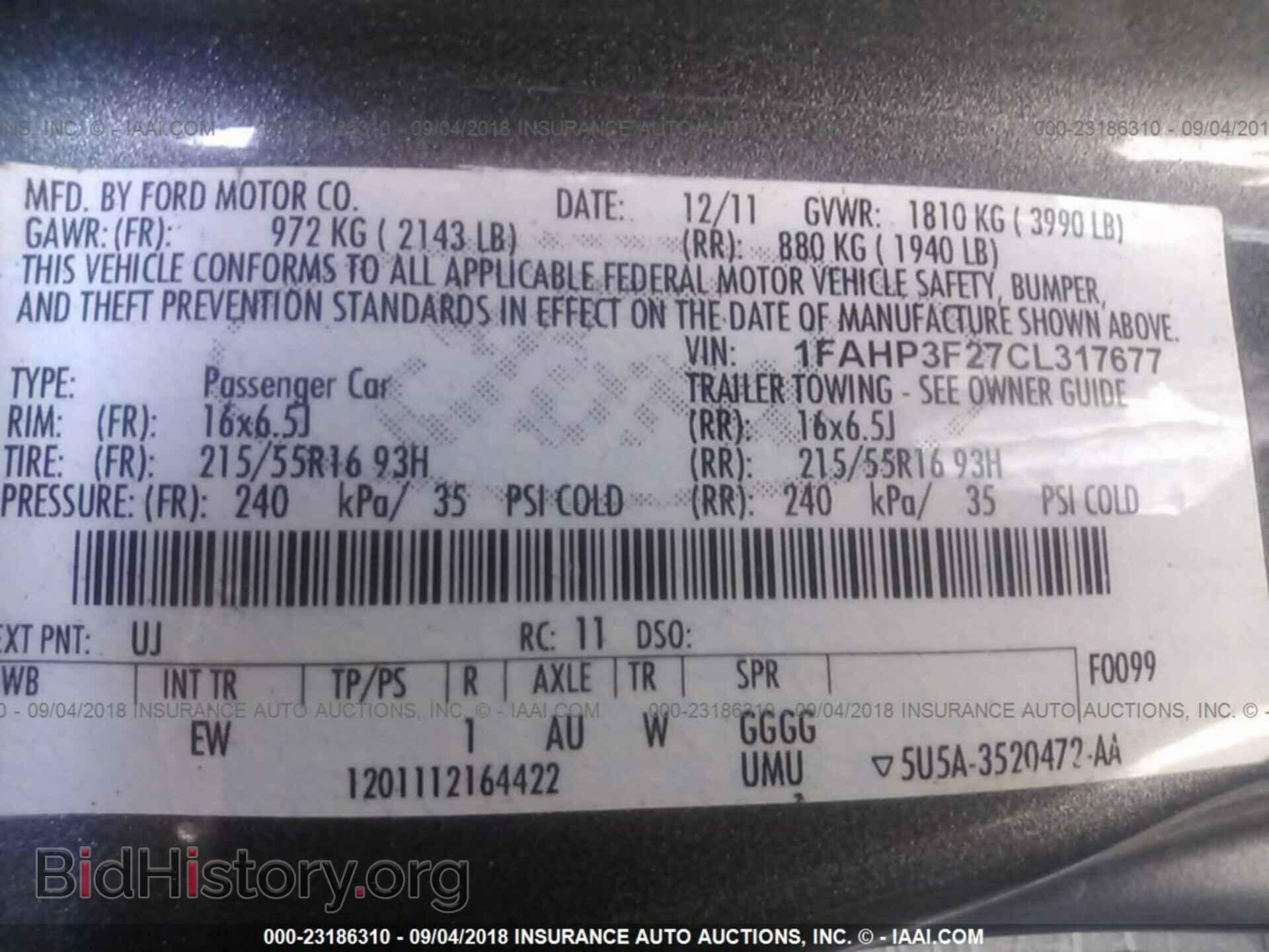 2012 Ford Focus - VIN: 1FAHP3F27CL317677 - Photo 9