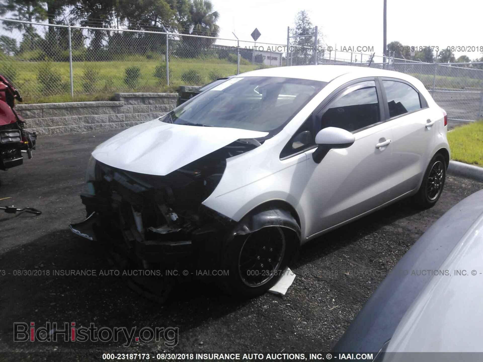 2012 Kia Rio - VIN: KNADM5A31C6021577 - Фото 2