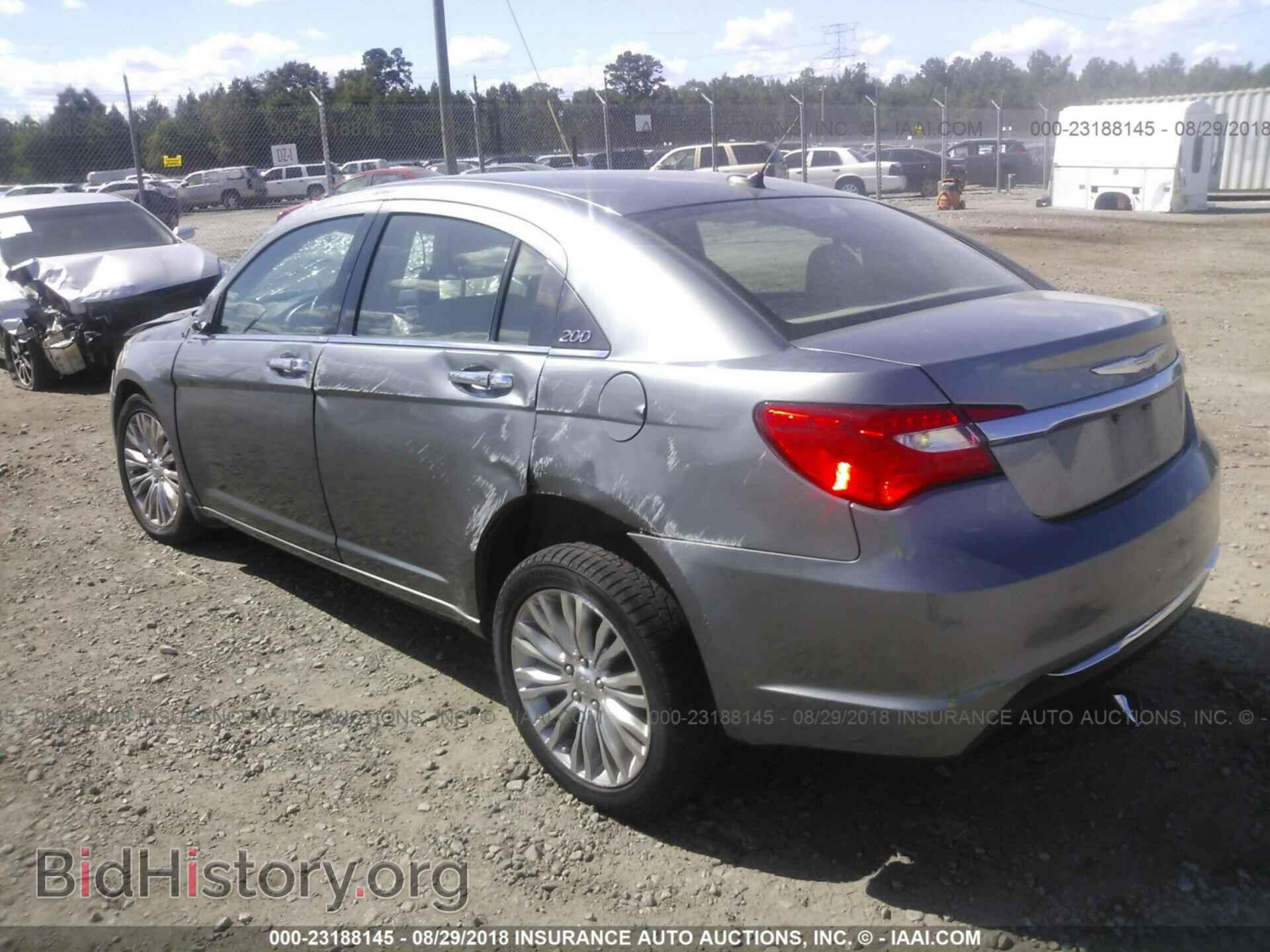 2012 Chrysler 200 - VIN: 1C3CCBCGXCN109389 - Фото 3
