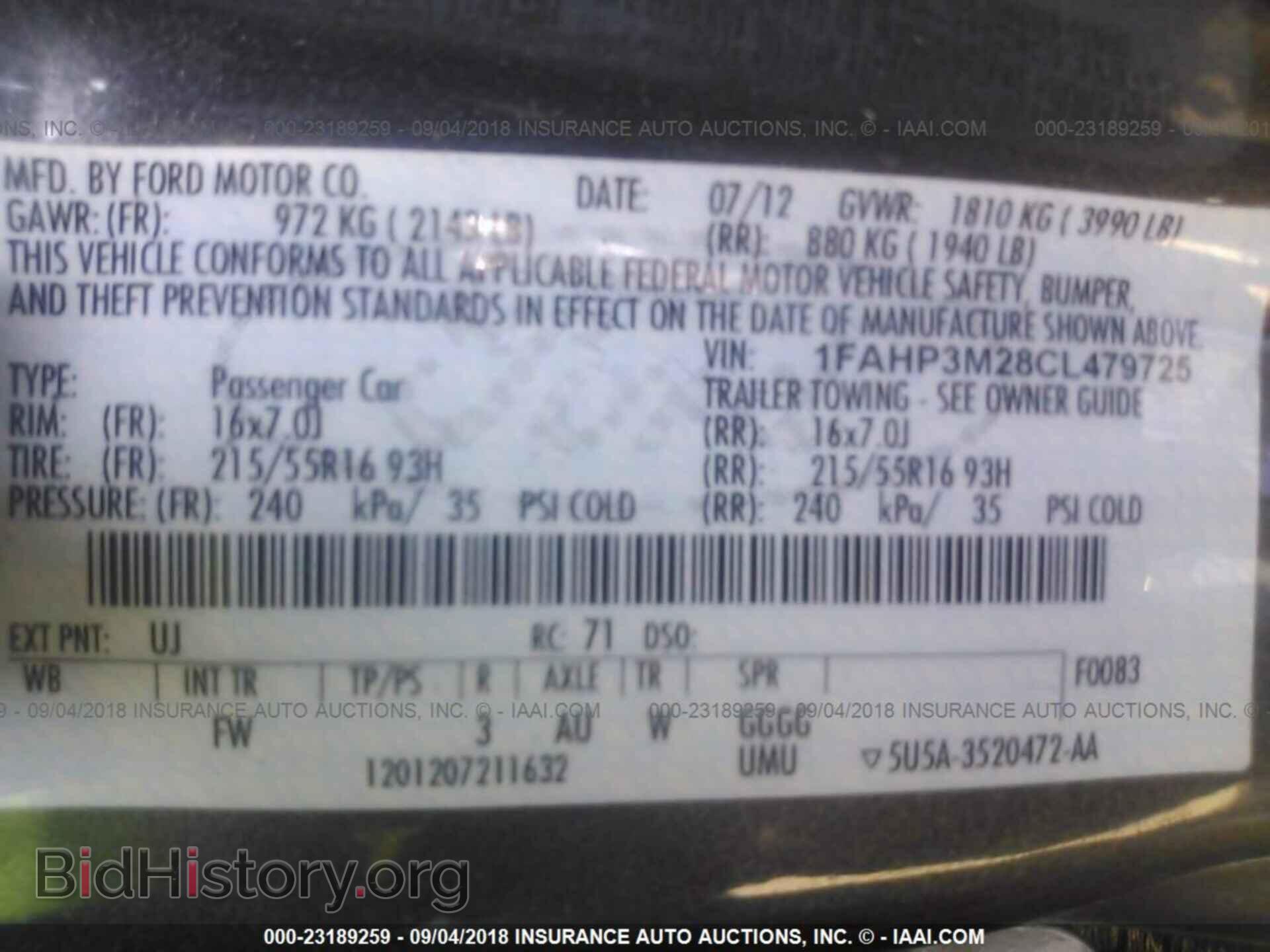 2012 Ford Focus - VIN: 1FAHP3M28CL479725 - Photo 9