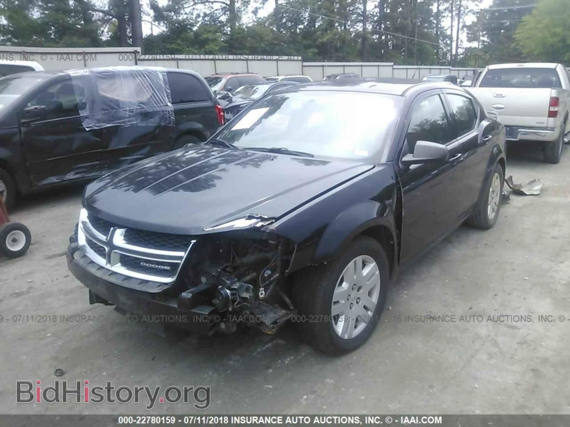 2011 DODGE AVENGER - VIN: 1B3BD4FB6BN598681 - Фото 2