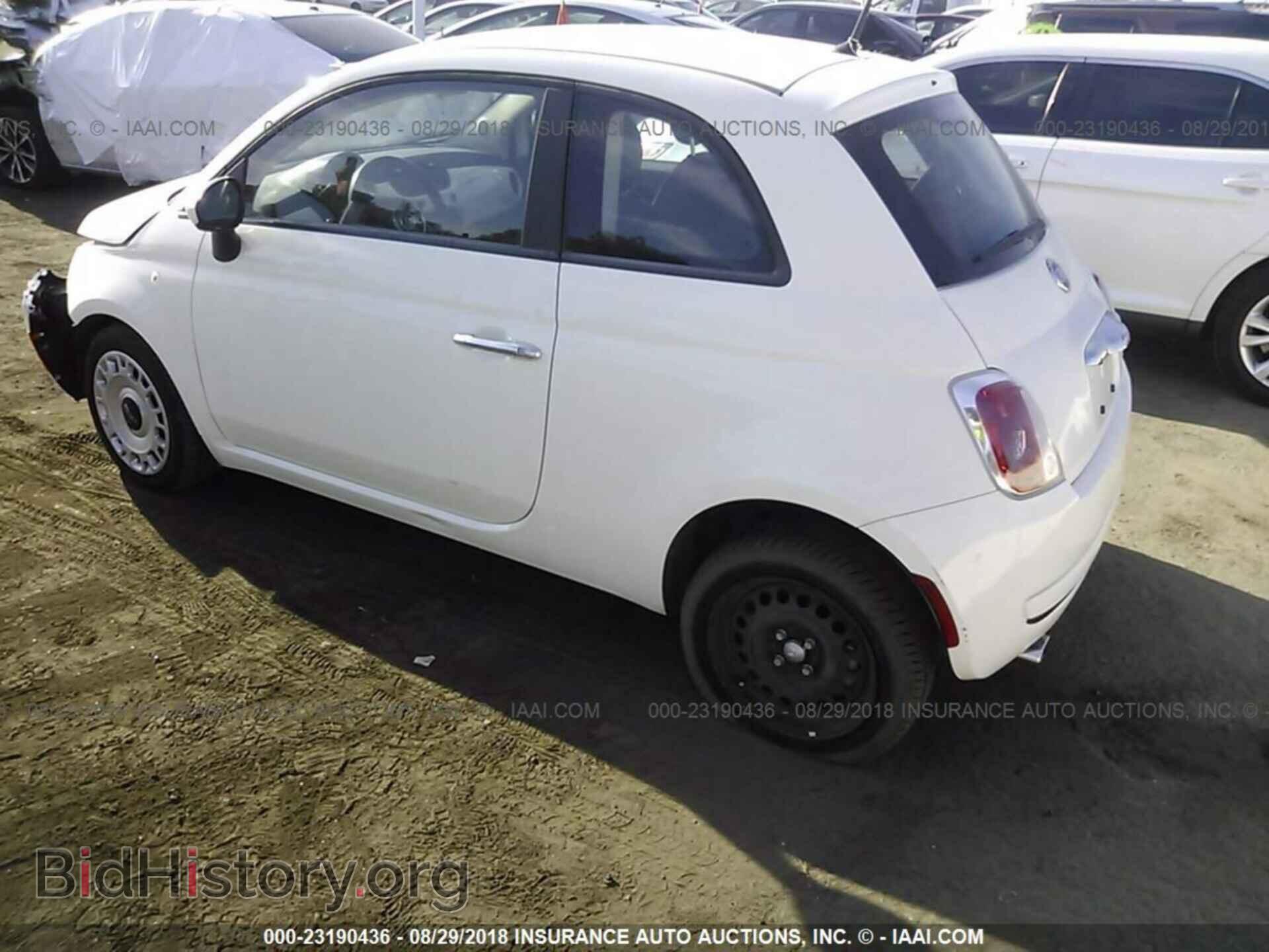 2012 Fiat 500 - VIN: 3C3CFFAR6CT352278 - Фото 3