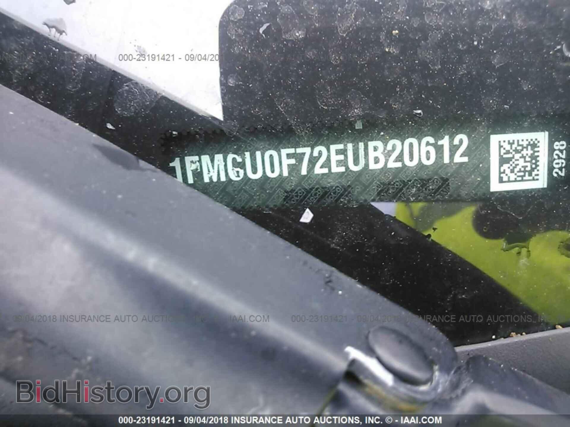 2014 FORD ESCAPE - VIN: 1FMCU0F72EUB20612 - Photo 9