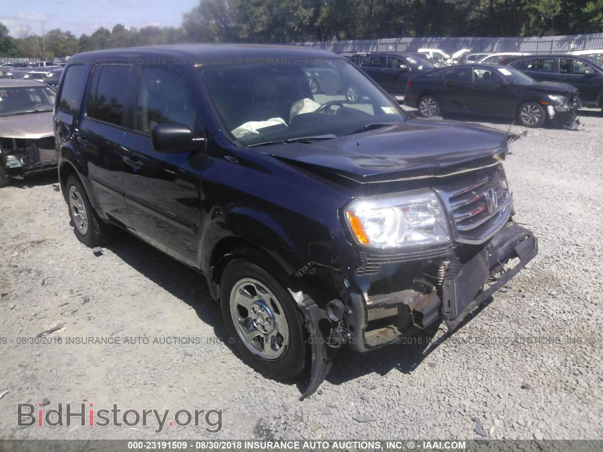 Photo 5FNYF4H29DB079500 - Honda Pilot 2013