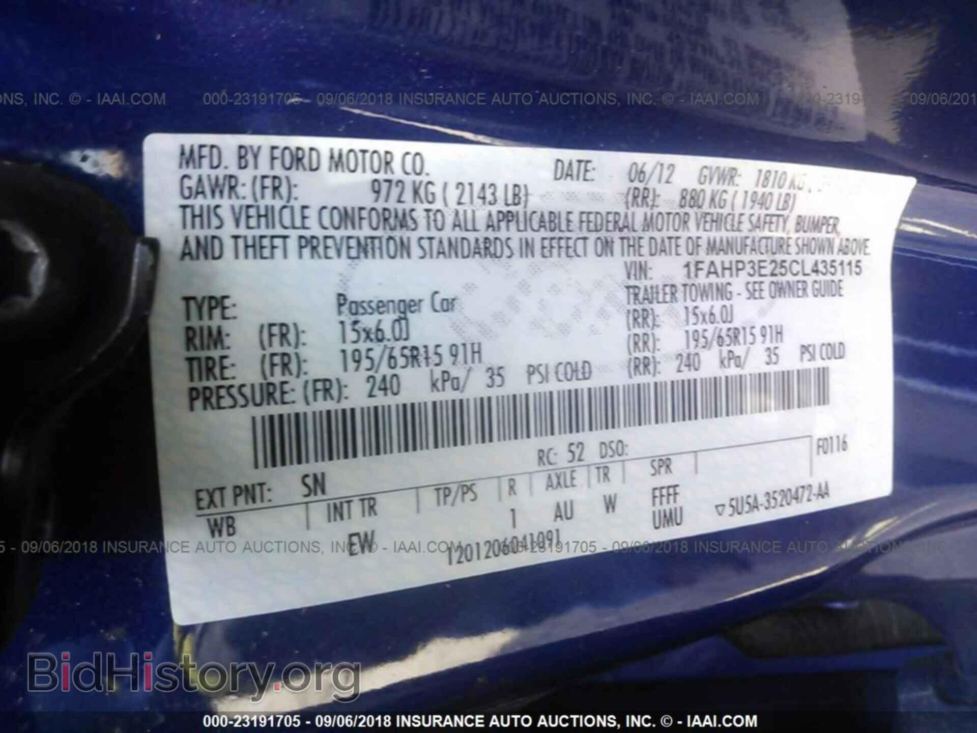 2012 Ford Focus - VIN: 1FAHP3E25CL435115 - Photo 9