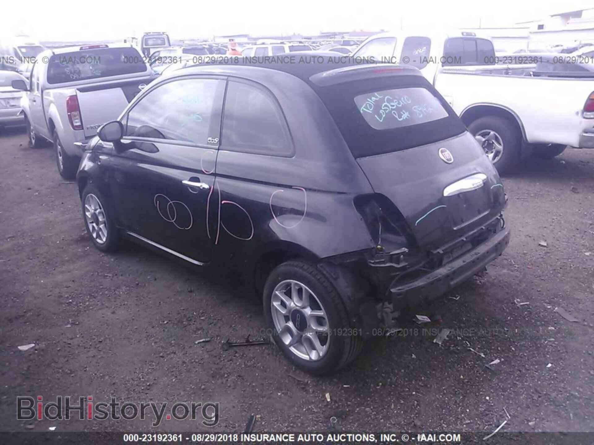 2012 Fiat 500 - VIN: 3C3CFFDR3CT134925 - Фото 3