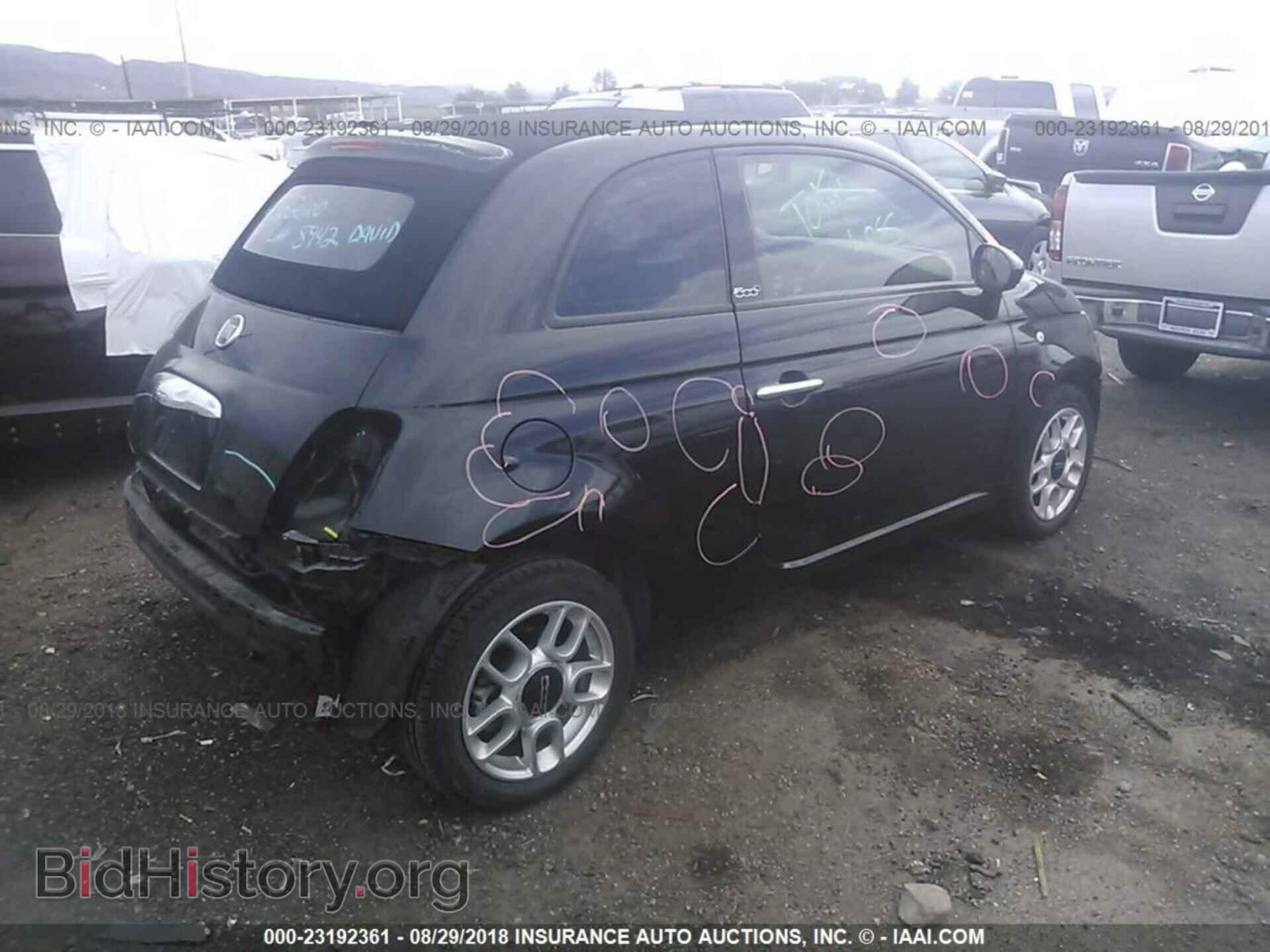 2012 Fiat 500 - VIN: 3C3CFFDR3CT134925 - Фото 4