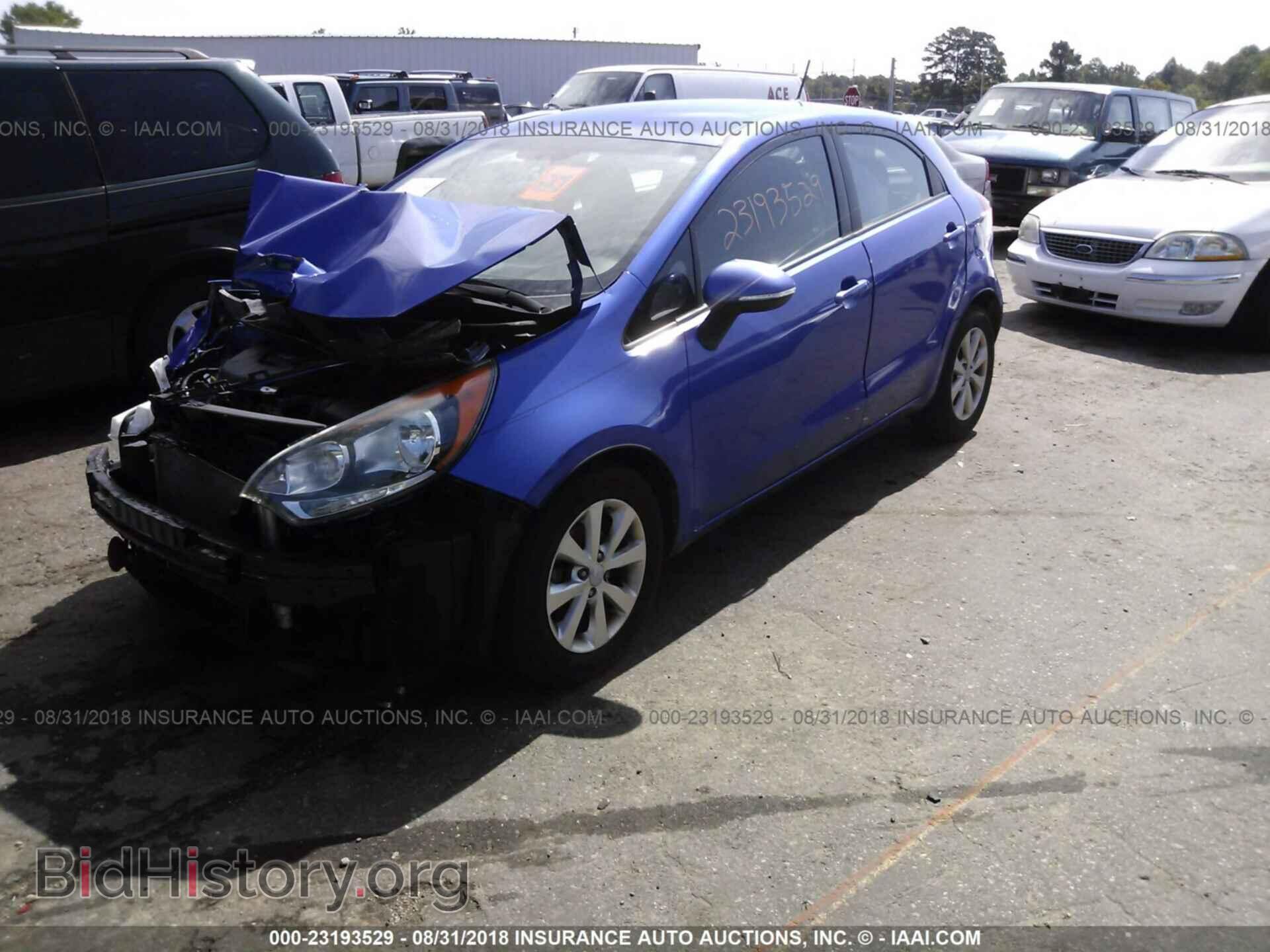 2013 KIA RIO - VIN: KNADN5A36D6126680 - Фото 2