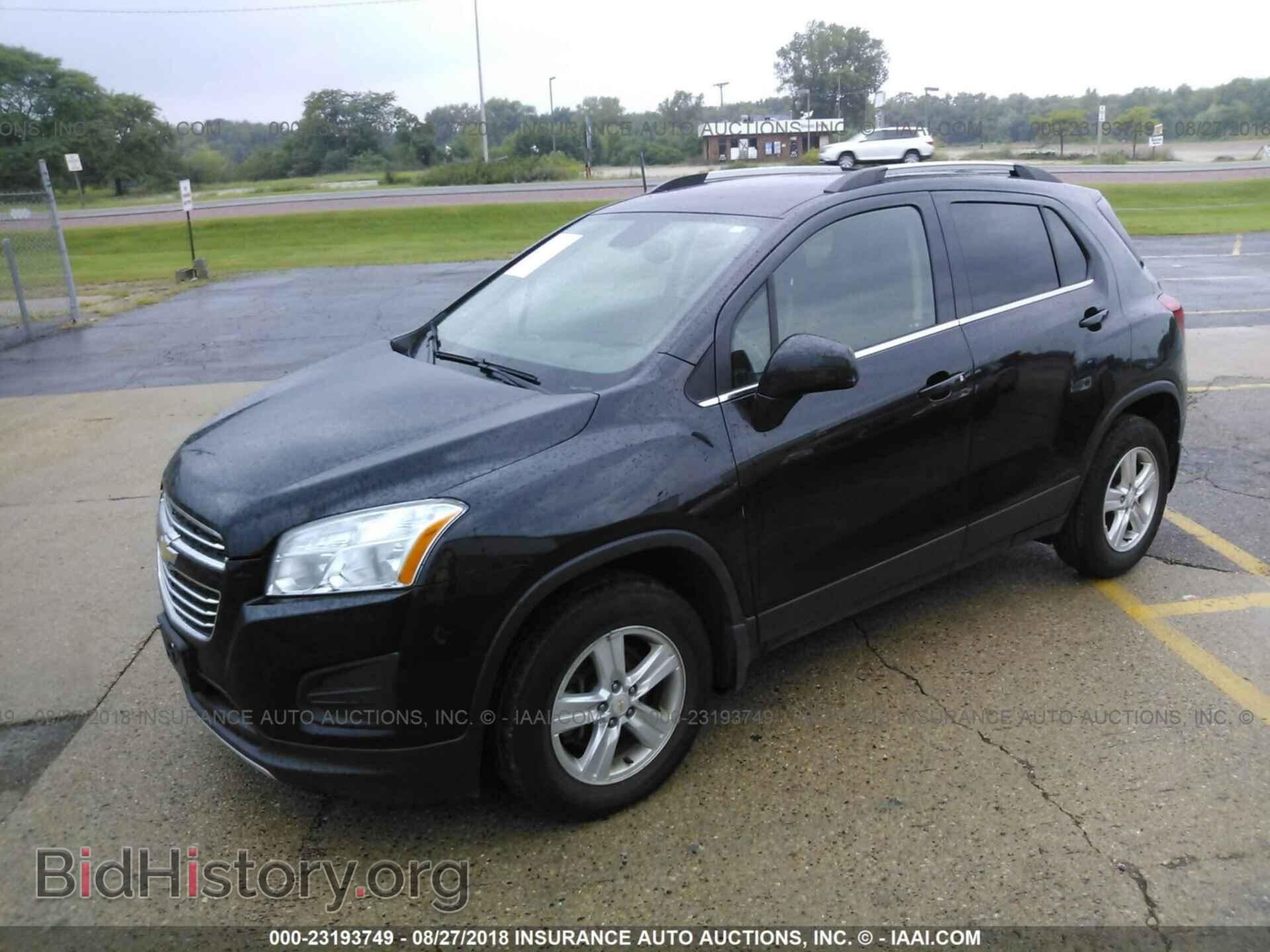 2016 Chevrolet Trax - VIN: KL7CJPSB1GB607876 - Фото 2