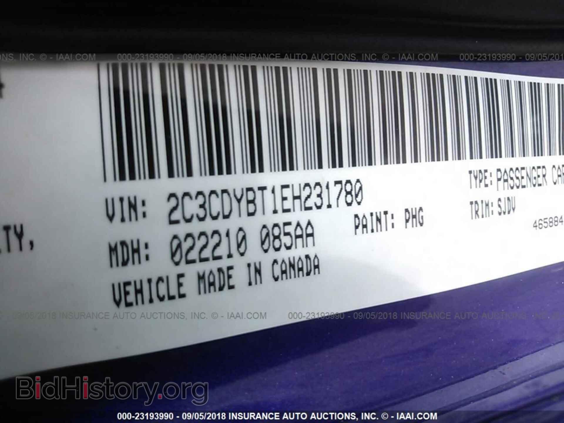 2014 Dodge Challenger - VIN: 2C3CDYBT1EH231780 - Photo 9