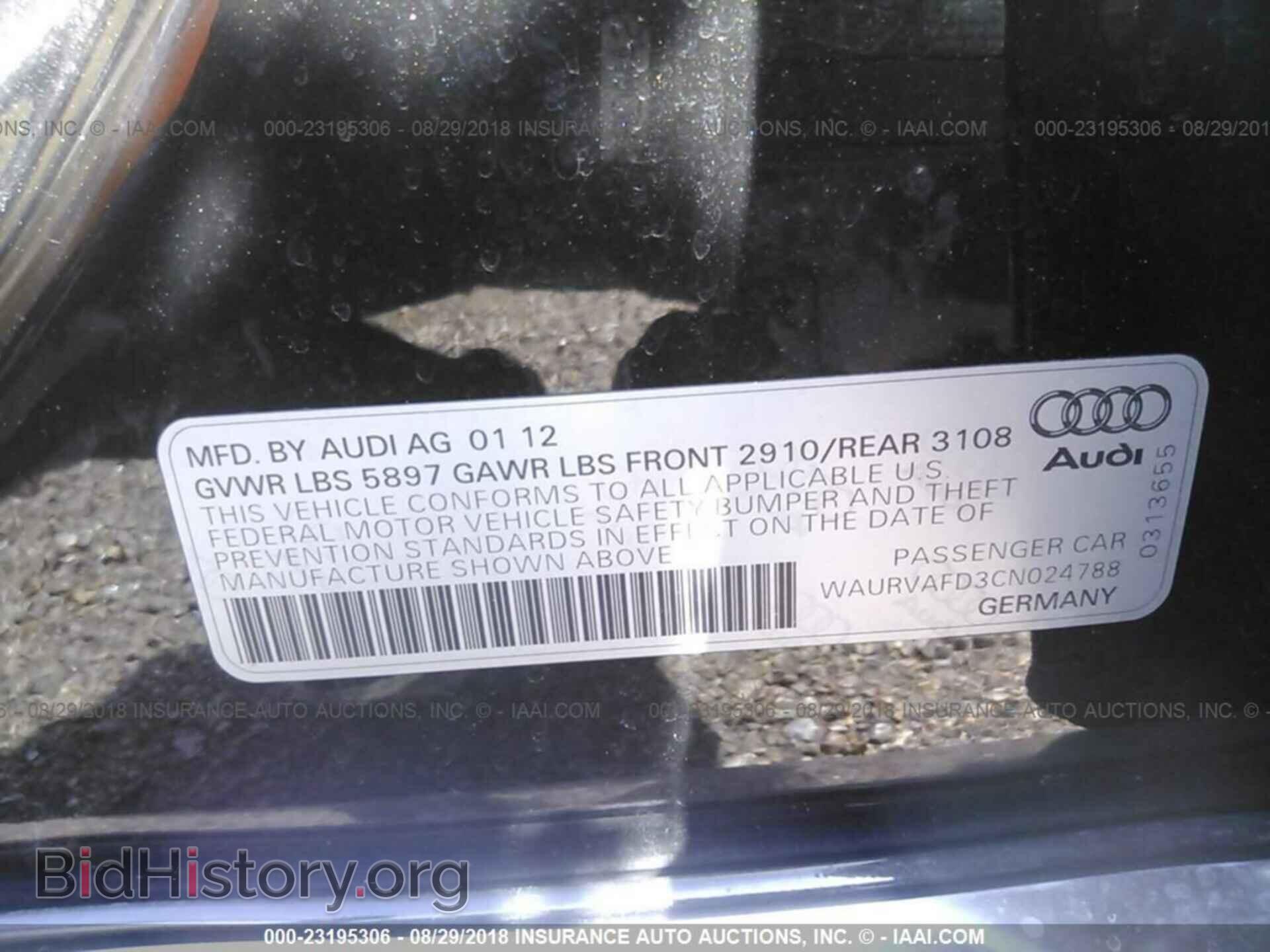 2012 Audi A8 - VIN: WAURVAFD3CN024788 - Photo 9