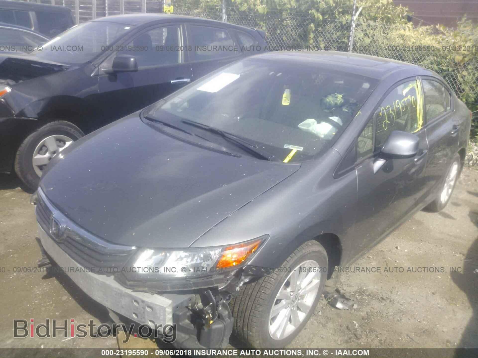 2012 Honda Civic - VIN: 2HGFB2F95CH598142 - Photo 2