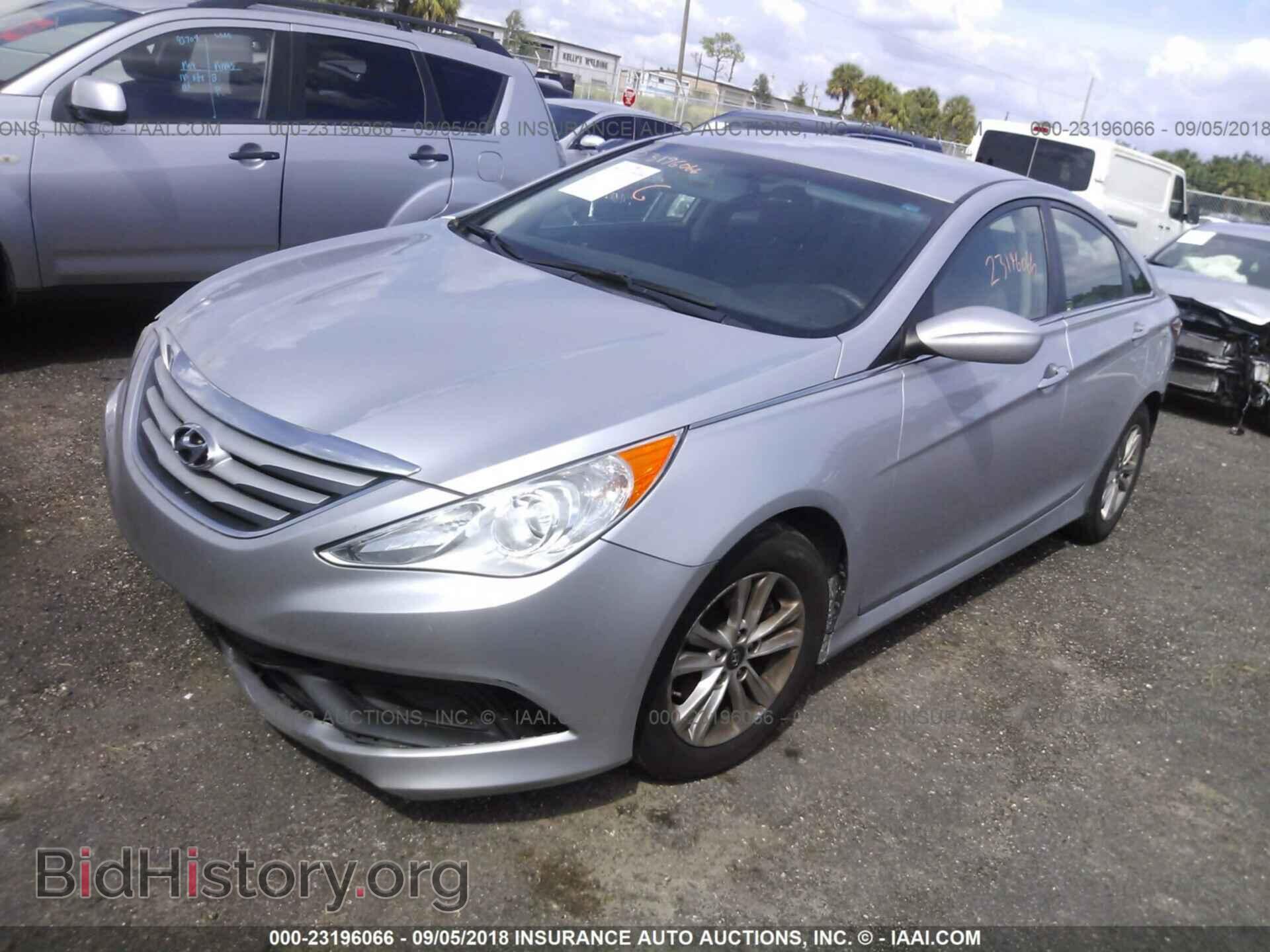 2014 HYUNDAI SONATA - VIN: 5NPEB4AC5EH869963 - Фото 2