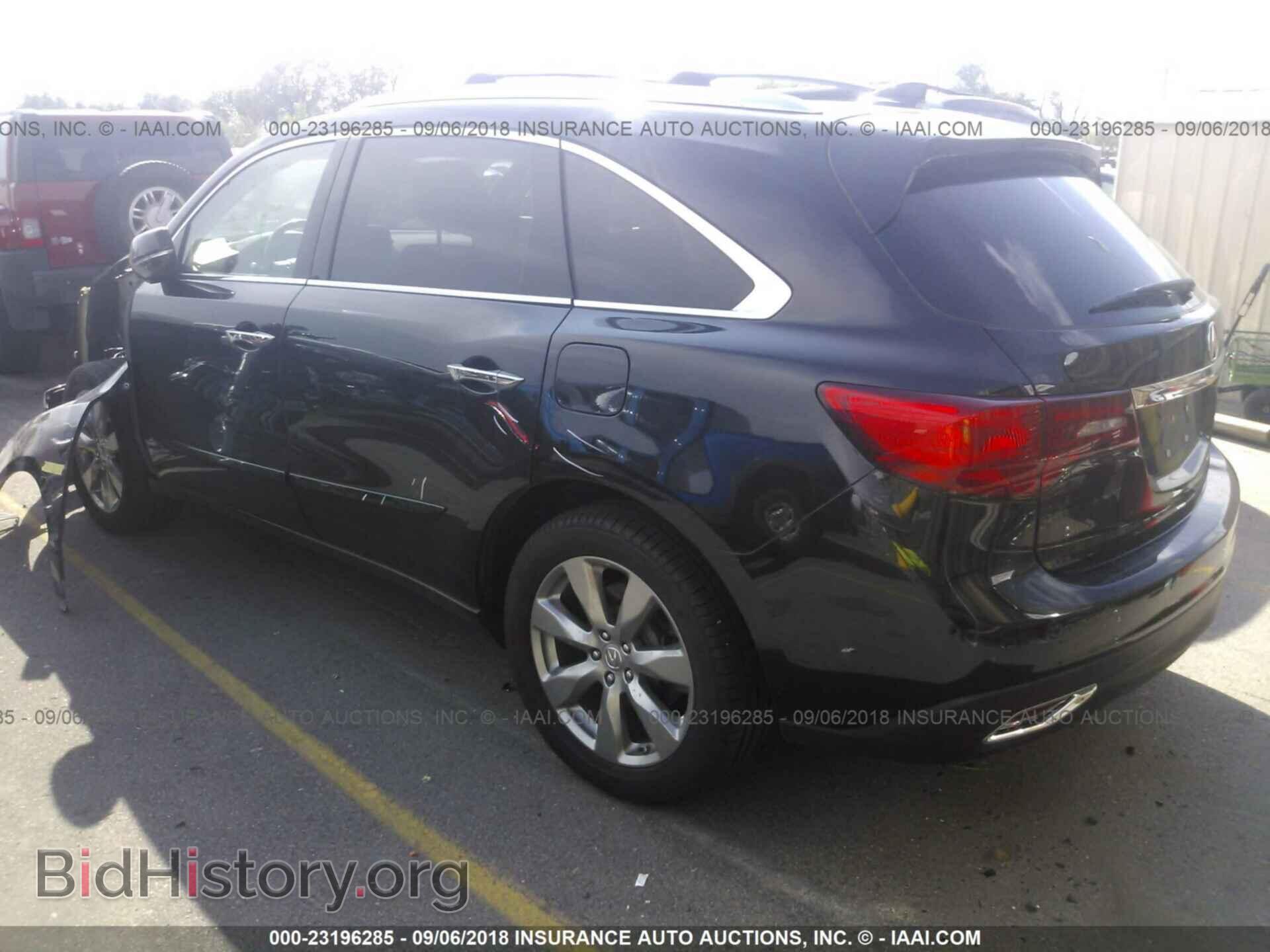 2014 Acura Mdx - VIN: 5FRYD4H86EB015036 - Фото 3