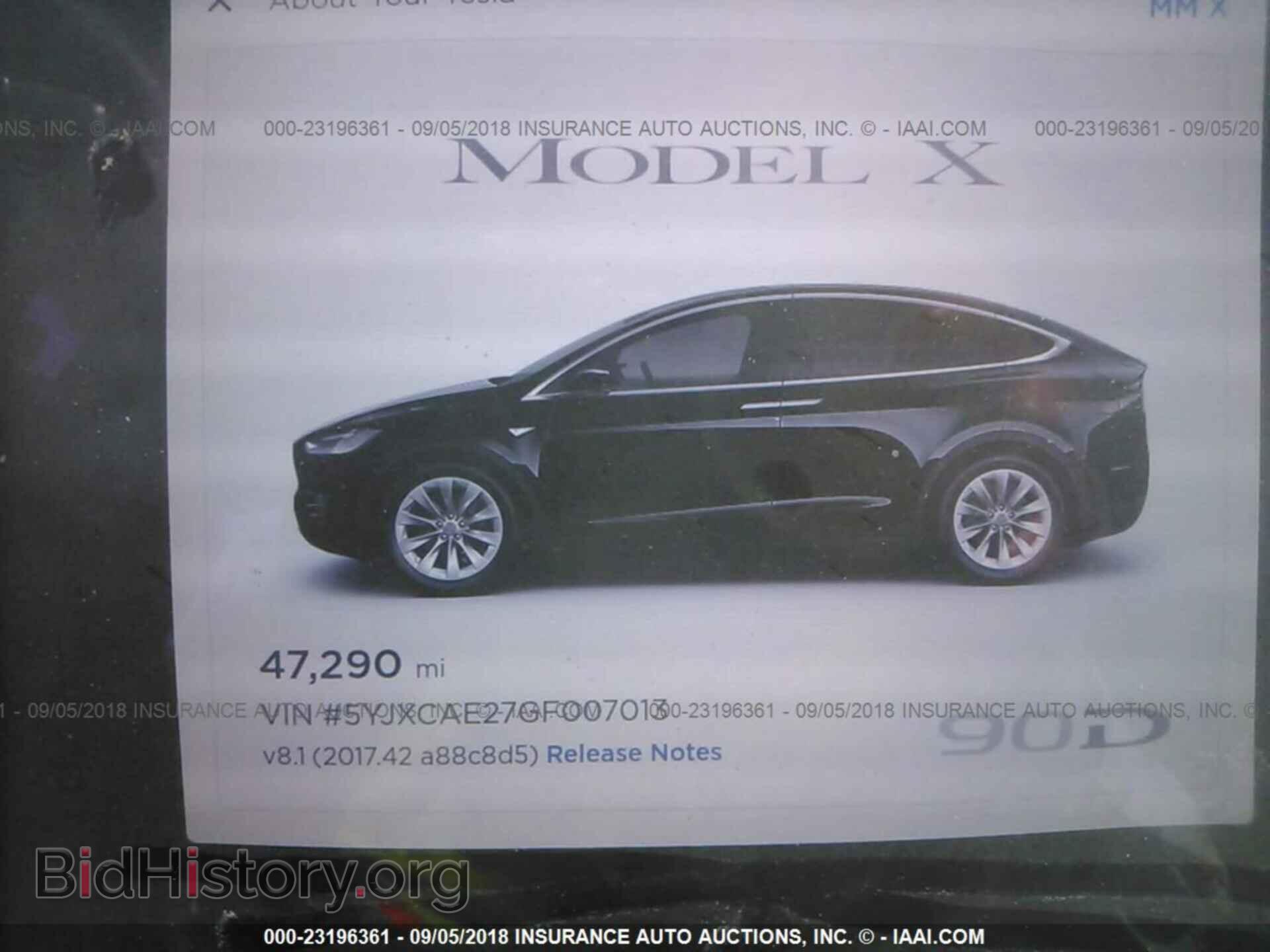 2016 Tesla Model x - VIN: 5YJXCAE27GF007013 - Фото 7