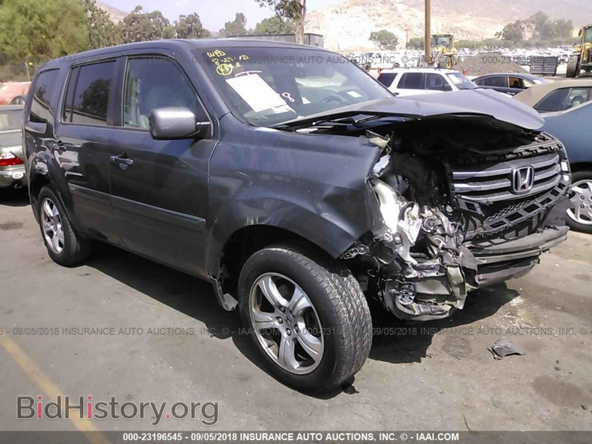 Фотография 5FNYF3H52CB003460 - Honda Pilot 2012