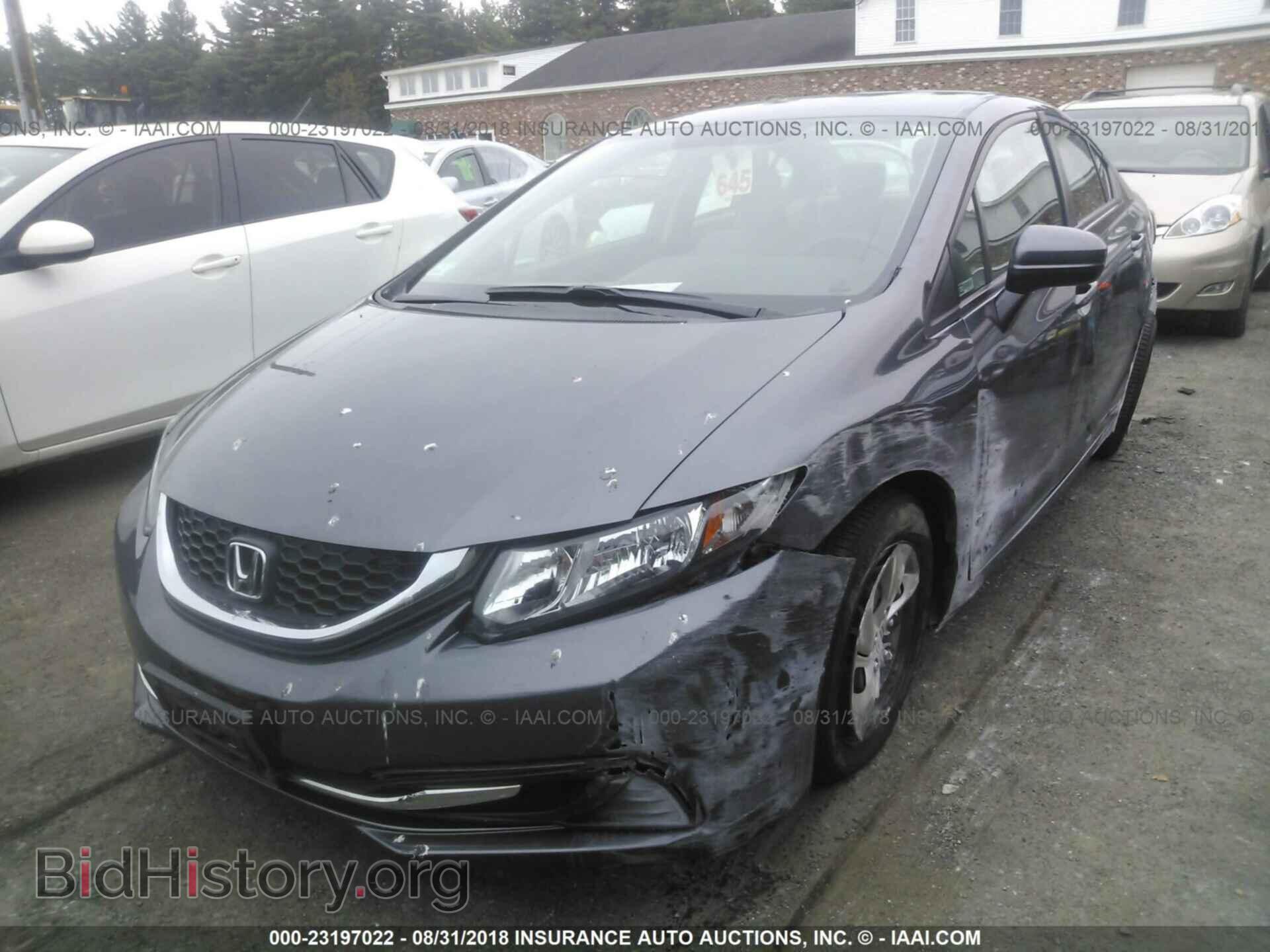 2014 Honda Civic - VIN: 19XFB2F5XEE243509 - Фото 2