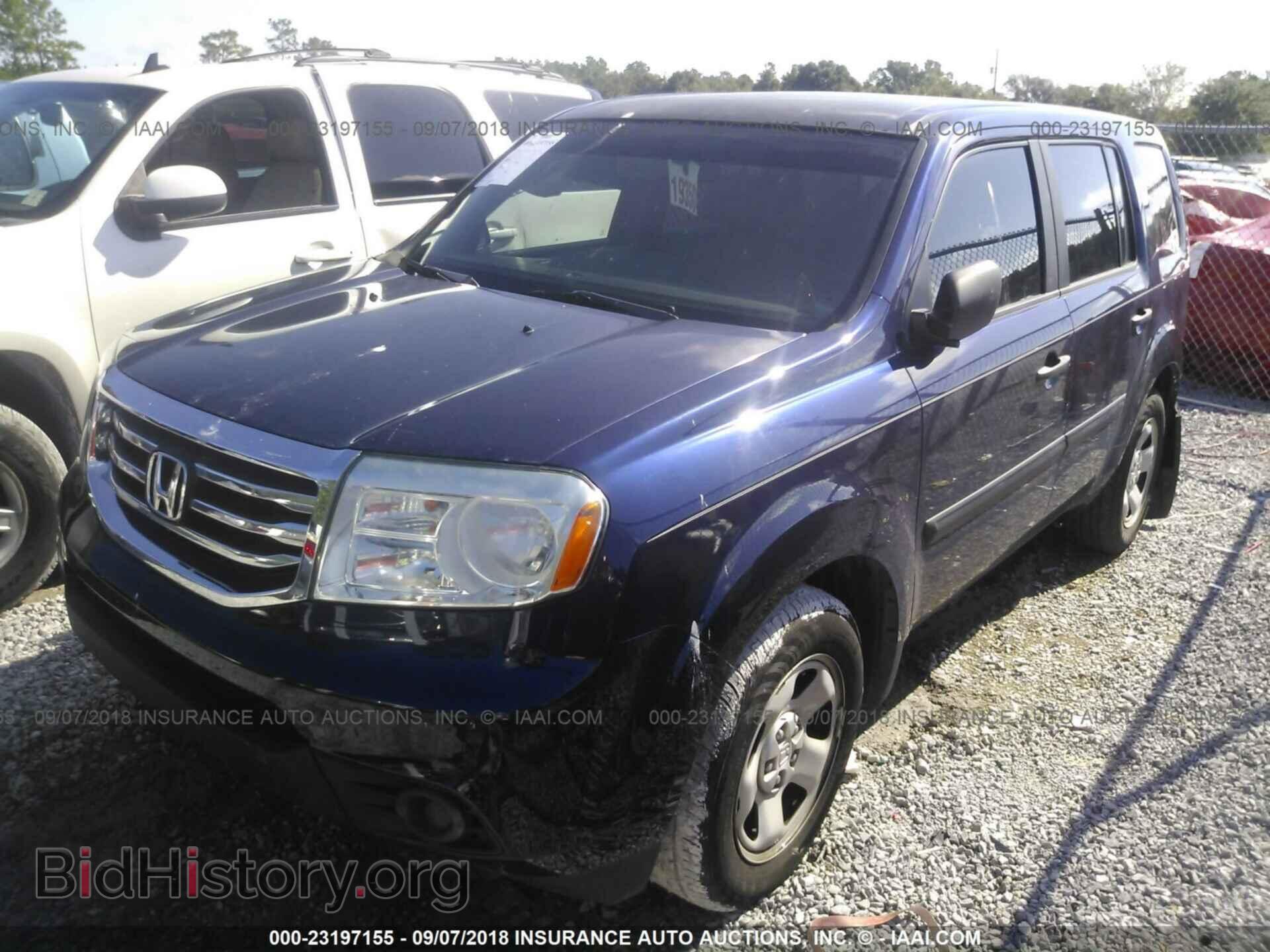 2013 Honda Pilot - VIN: 5FNYF3H2XDB003326 - Фото 2