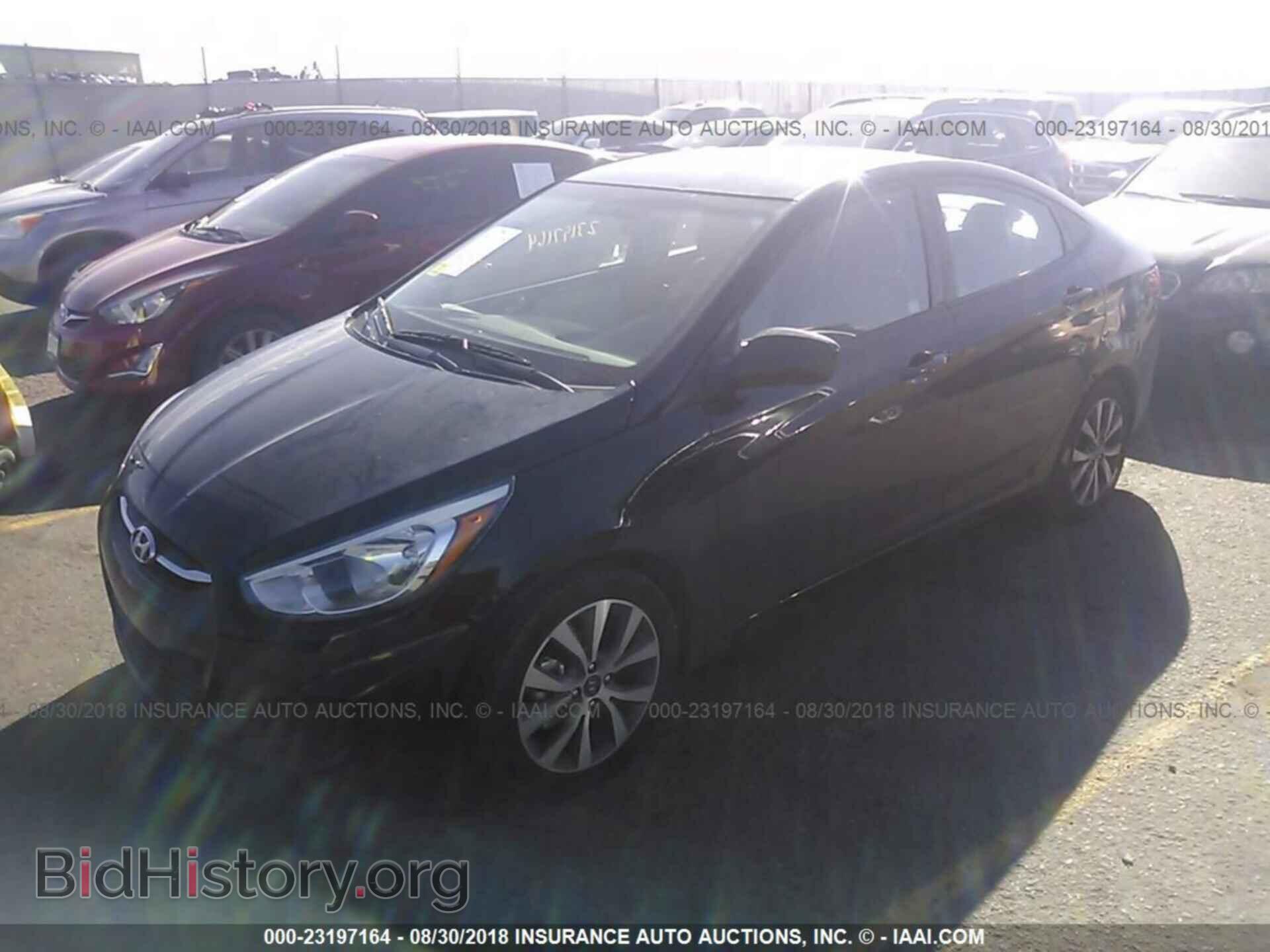 2017 HYUNDAI ACCENT - VIN: KMHCT4AE8HU352216 - Фото 2