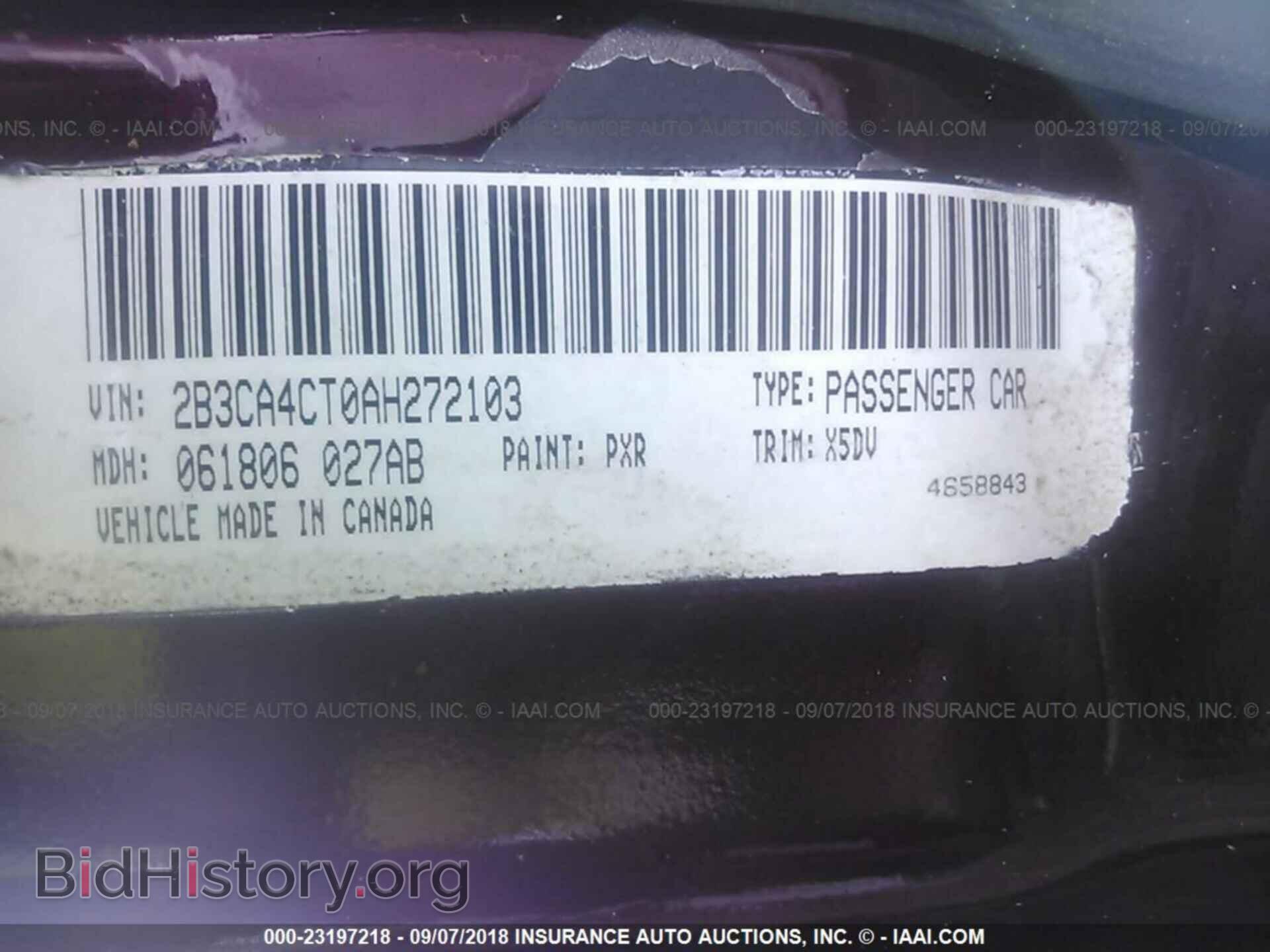 2010 DODGE CHARGER - VIN: 2B3CA4CT0AH272103 - Фото 9
