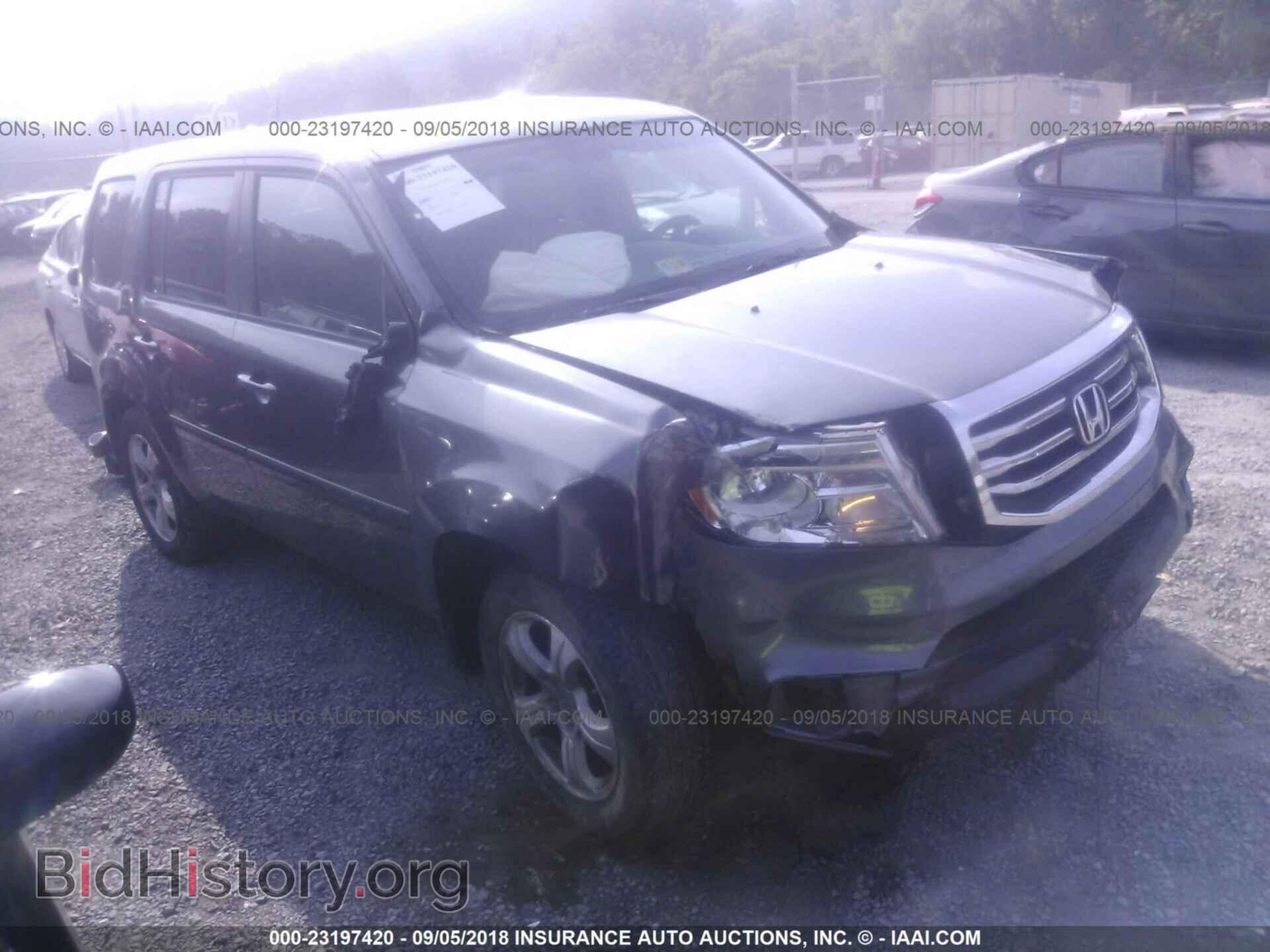 Фотография 5FNYF4H6XCB010459 - Honda Pilot 2012
