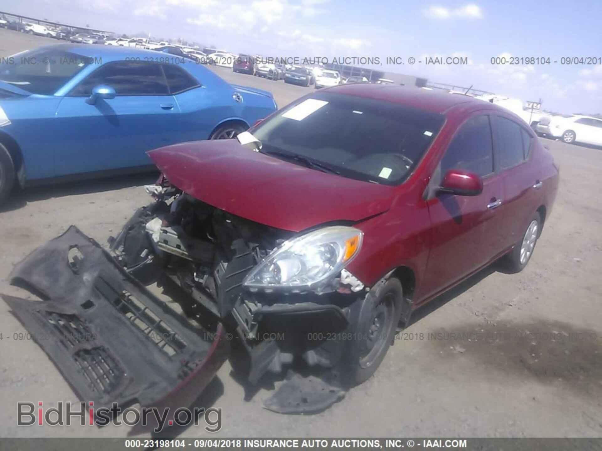 2014 NISSAN VERSA - VIN: 3N1CN7APXEL824071 - Фото 2
